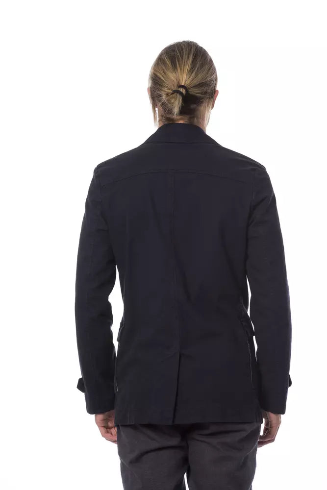 Verri Elegant Blue Blazer με διπλό στήθος