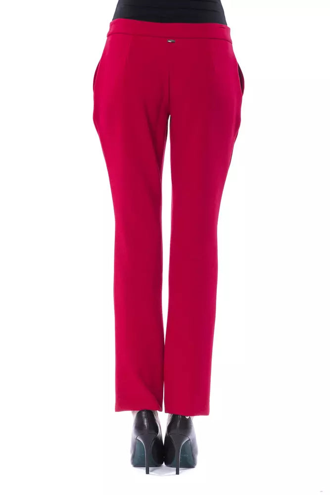 Παντελόνι BYBLOS Chic Fuchsia Slim Fit