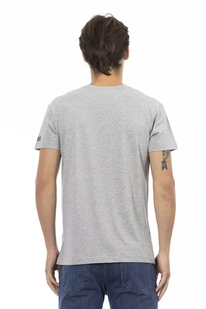 Trussardi Action Essential Tee V-Neck με γραφικό γούρι