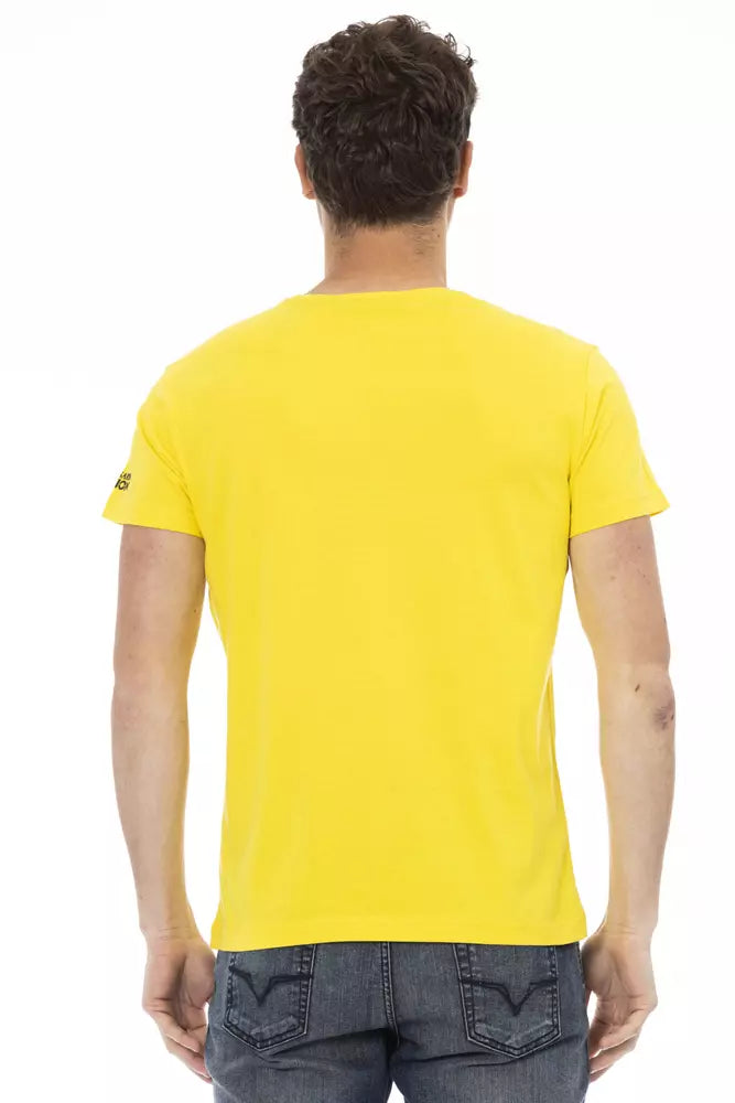 T-Shirt Trussardi Action Sunshine Yellow Cotton Blend