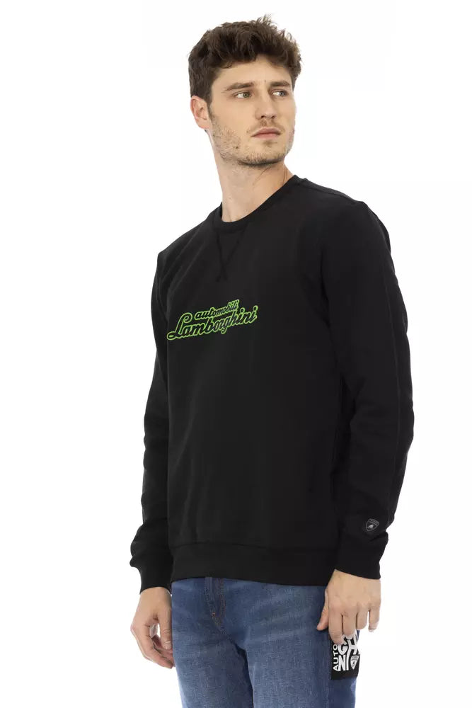 Φούτερ Automobili Lamborghini Sleek Cotton Crewneck Φούτερ με λογότυπο