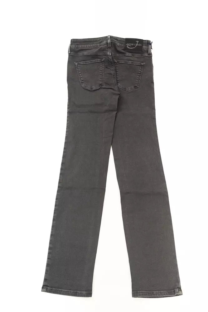 Jacob Cohen Black Cotton Women Jeans