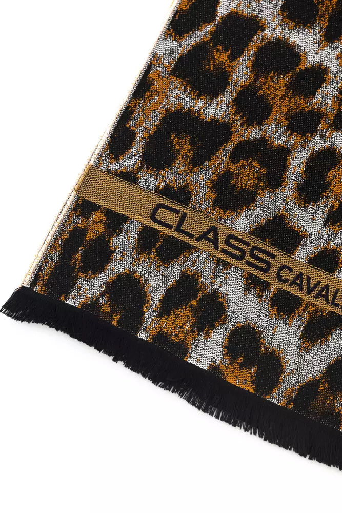 Κασκόλ Cavalli Class Elegant Animalier Fantasy Logo