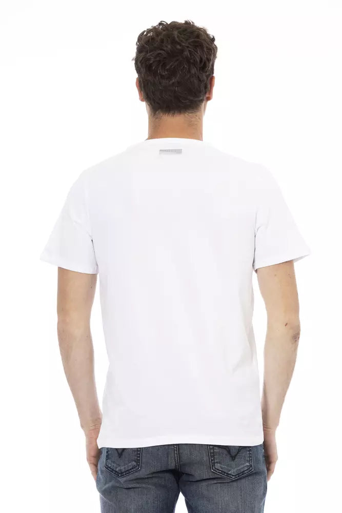 Βαμβακερό μπλουζάκι Bikkembergs Sleek White Printed