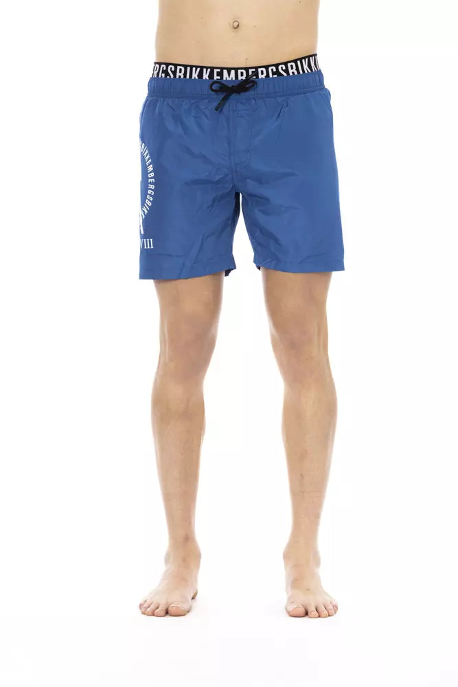 Σορτς μαγιό Bikkembergs Sleek Layered - Elegant Blue