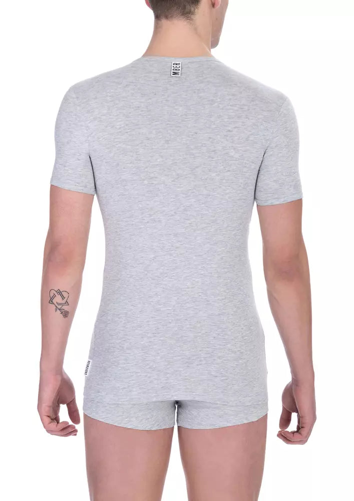 Μπλουζάκι Bikkembergs Elegant Crew Neck Cotton Blend T-Shirt