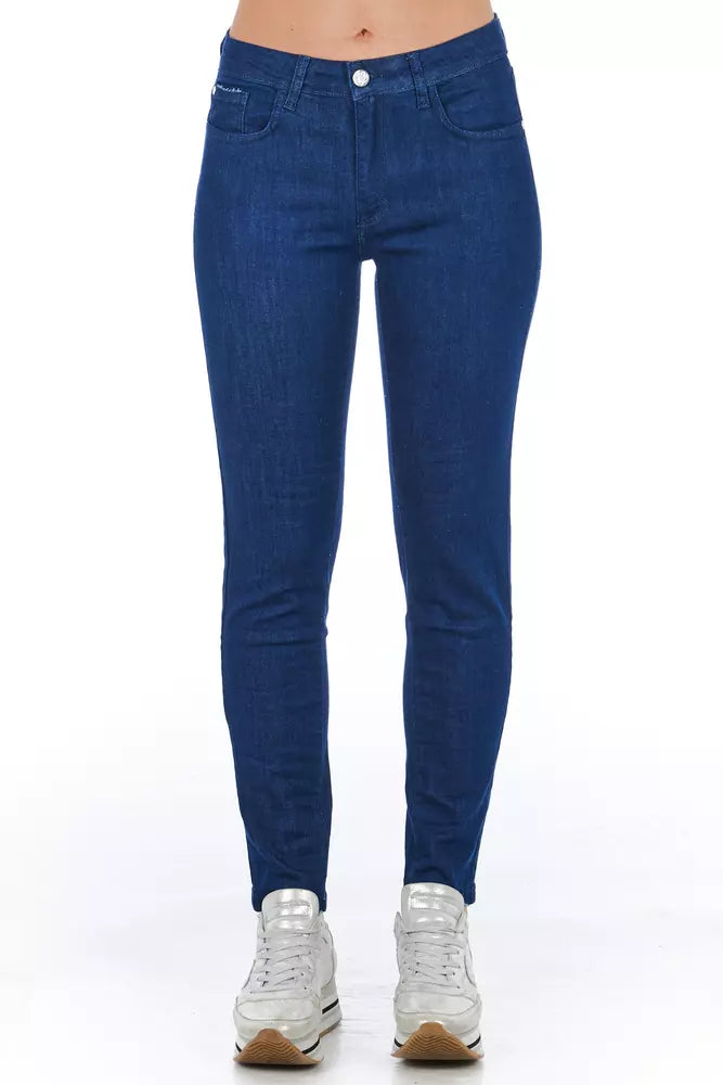 Frankie Morello Chic Skinny Denim με πολλές τσέπες