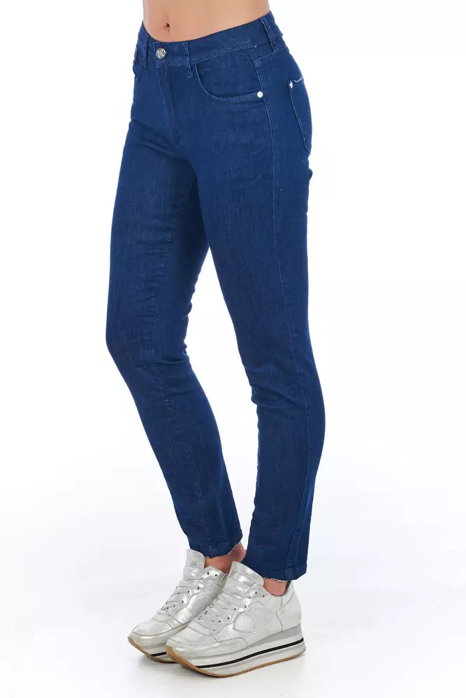 Frankie Morello Chic Skinny Denim με πολλές τσέπες