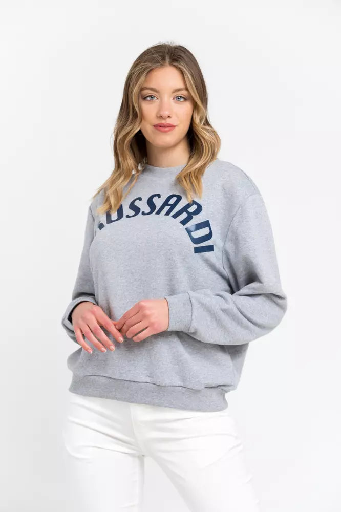 Trussardi Elevated Casual Chic Oversized φούτερ