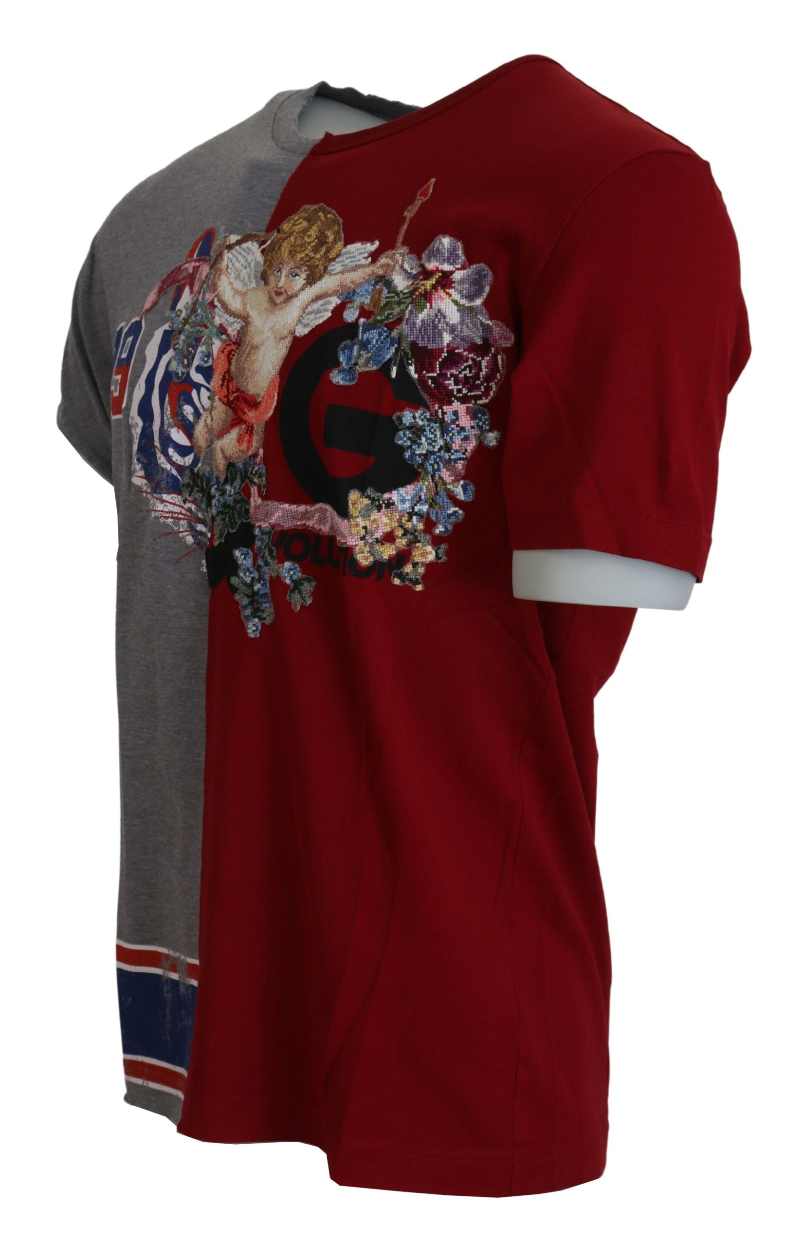 T-shirt Dolce &amp; Gabbana Floral Angels Crew Neck