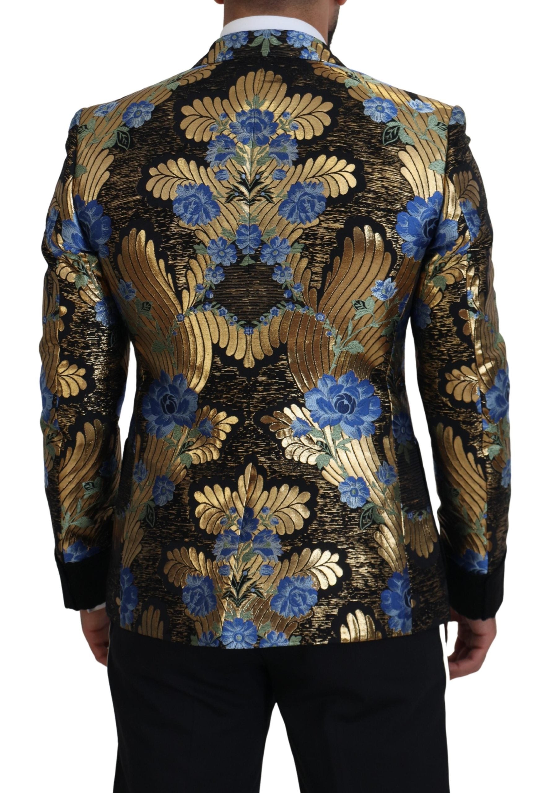 Dolce & Gabbana Elegant Floral Evening Party Blazer