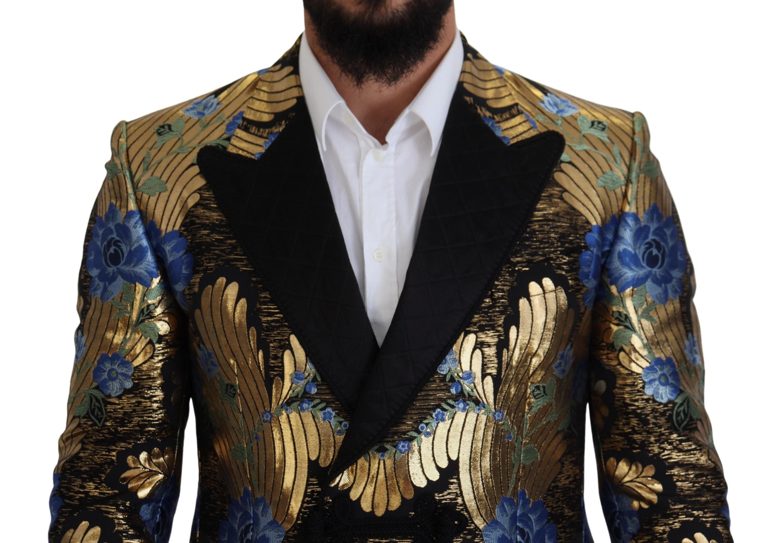 Dolce &amp; Gabbana Elegant Floral Evening Party Blazer