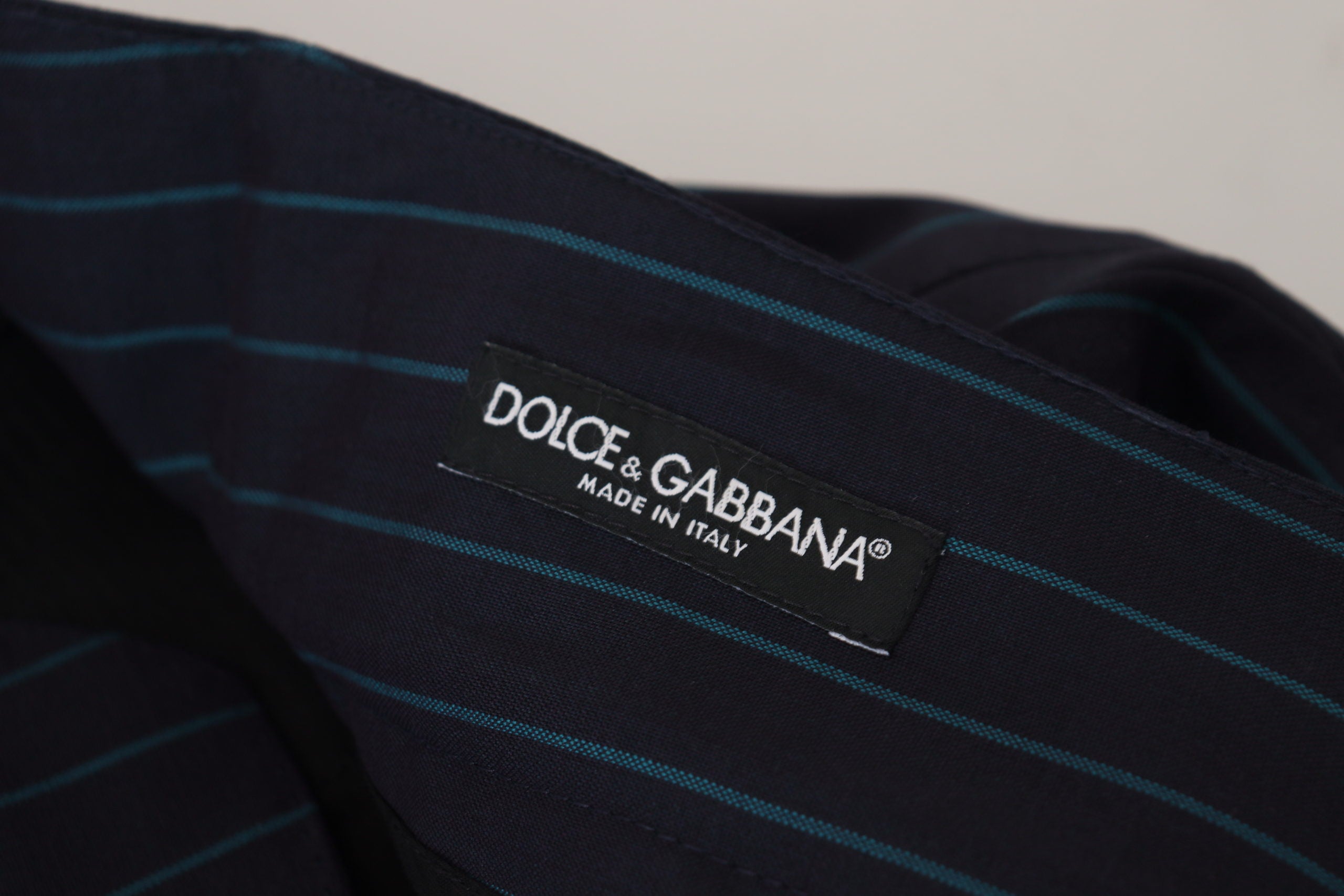 Dolce & Gabbana Elegant Stripe Virgin Wool Trousers