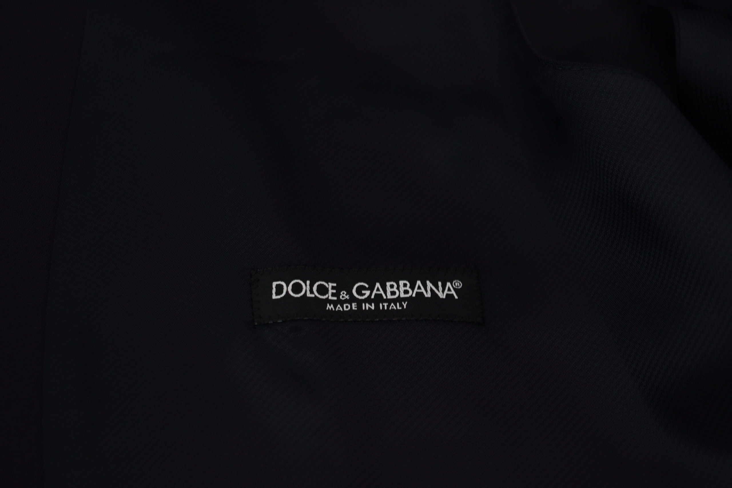 Dolce &amp; Gabbana Κομψό Σκούρο Μπλε Επίσημο Γιλέκο