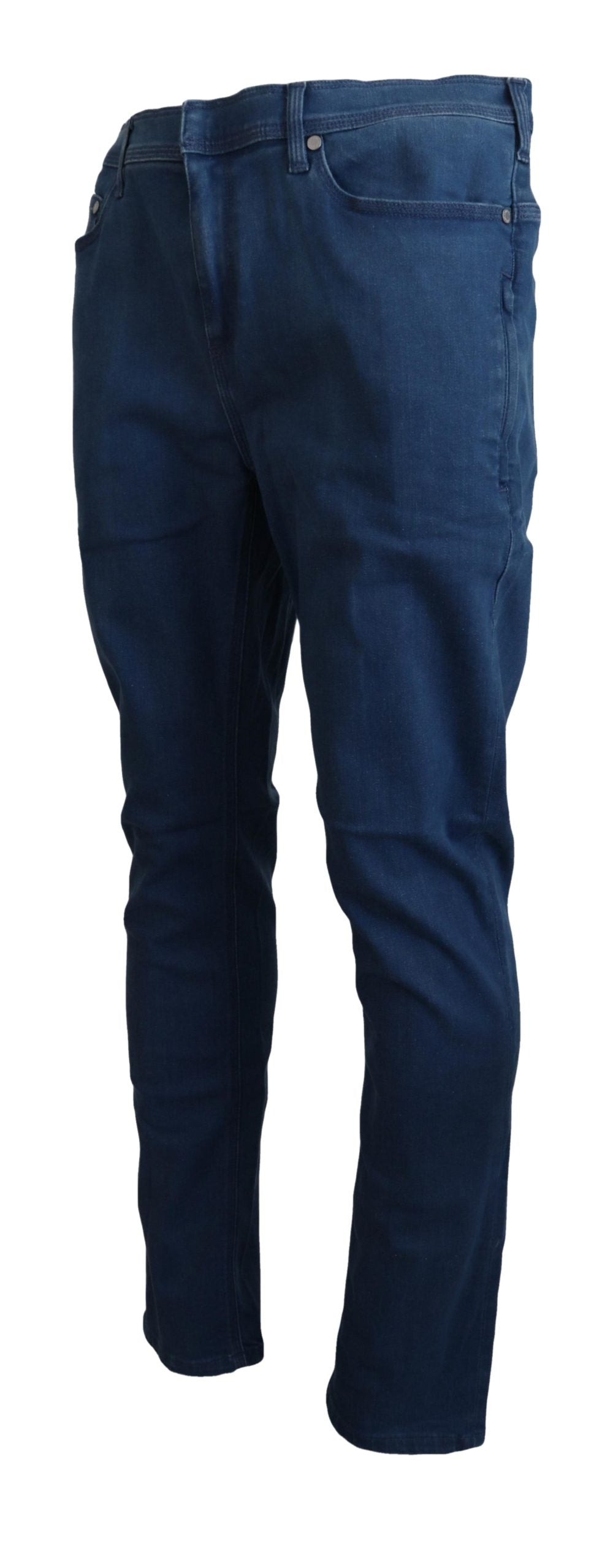 Neil Barrett Chic Skinny Blue Pants for a Sharp Look