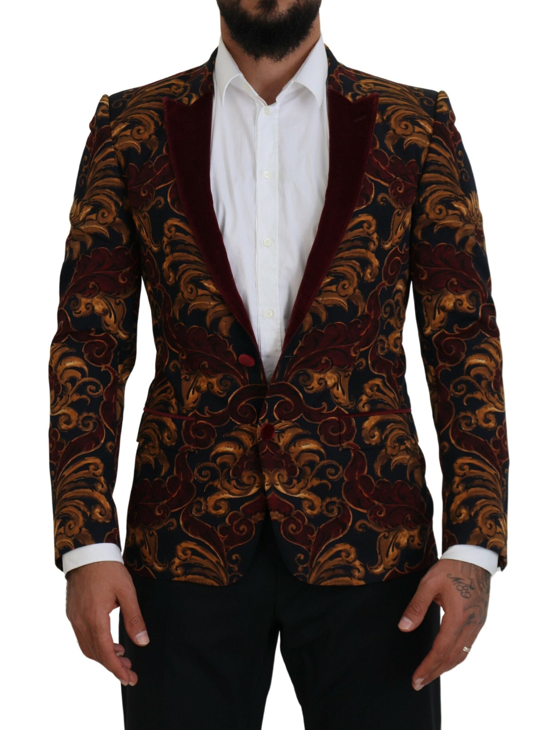 Dolce &amp; Gabbana Elegant πολύχρωμο μάλλινο Blazer