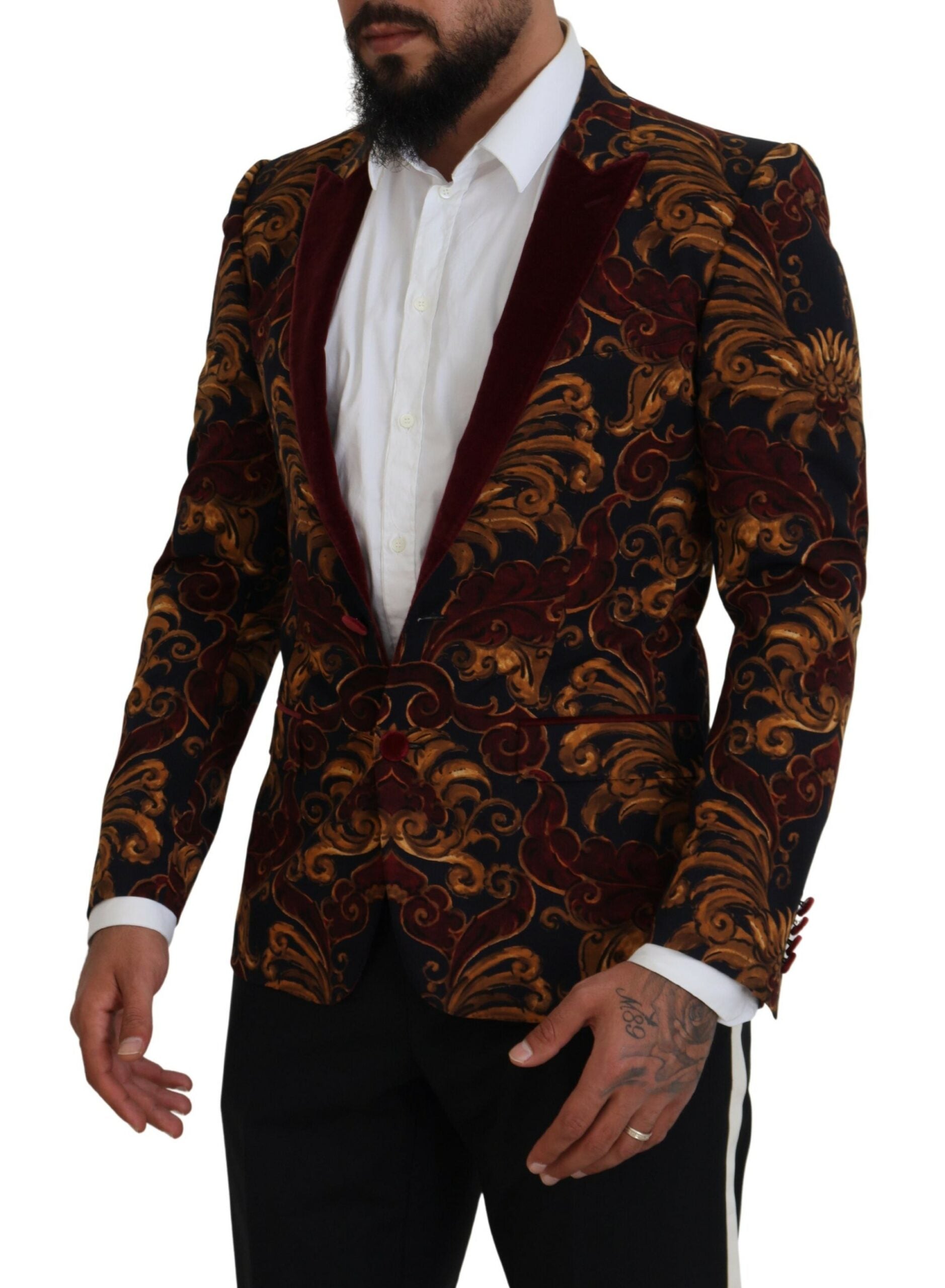 Dolce &amp; Gabbana Elegant πολύχρωμο μάλλινο Blazer