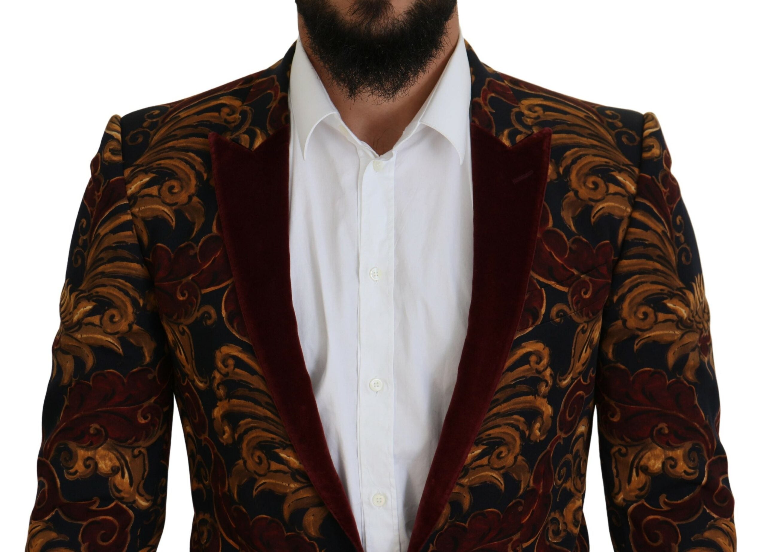 Dolce &amp; Gabbana Elegant πολύχρωμο μάλλινο Blazer