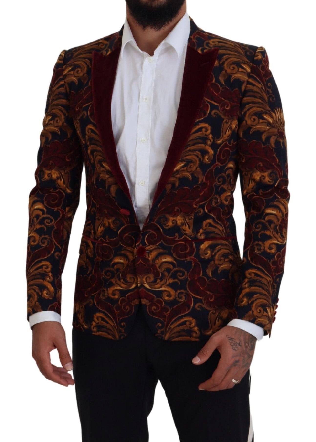 Dolce &amp; Gabbana Elegant πολύχρωμο μάλλινο Blazer