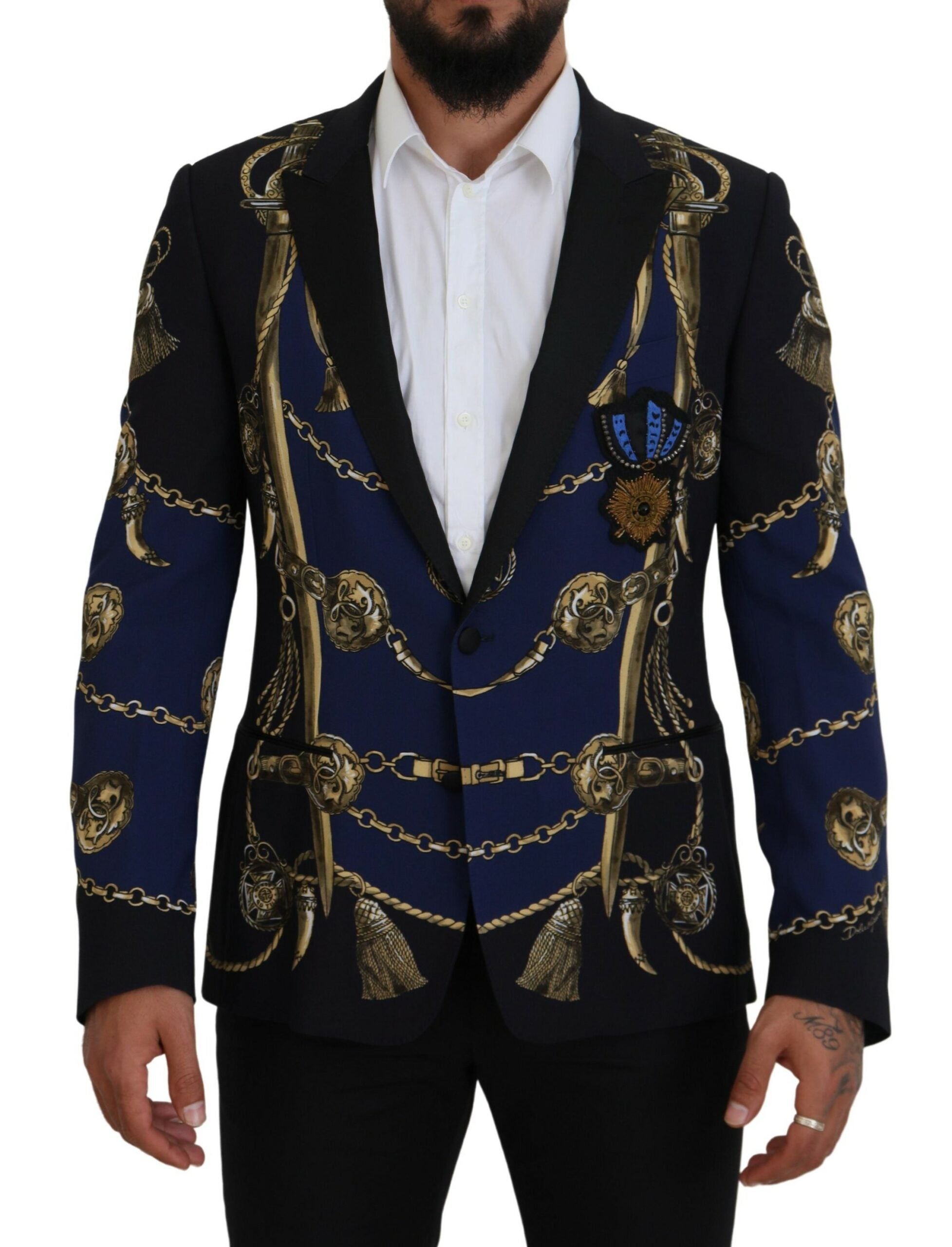 Dolce &amp; Gabbana Elegant πολύχρωμο Martini Blazer