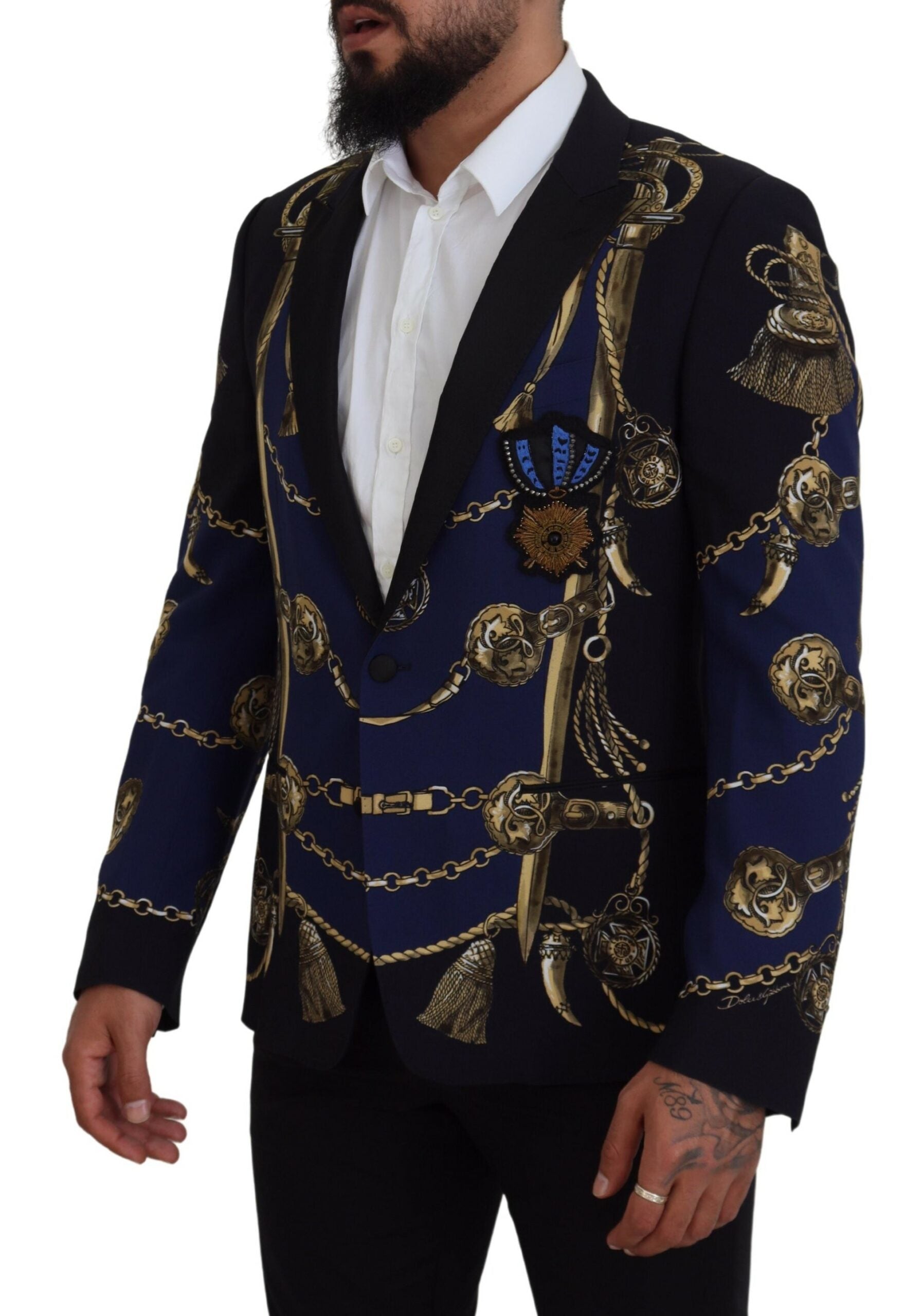 Dolce &amp; Gabbana Elegant πολύχρωμο Martini Blazer