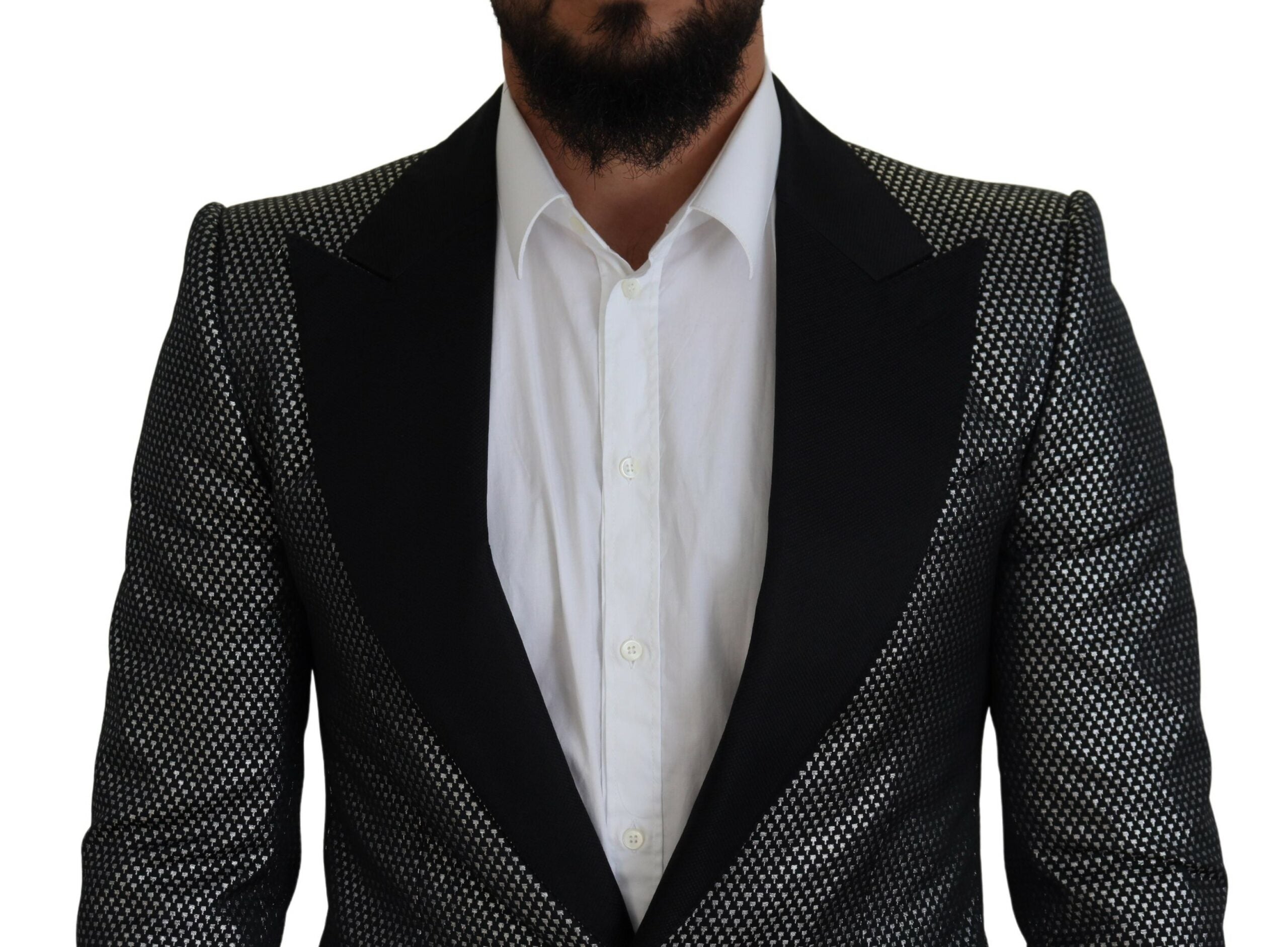 Dolce &amp; Gabbana Κομψό Jacquard Single Breasted Blazer