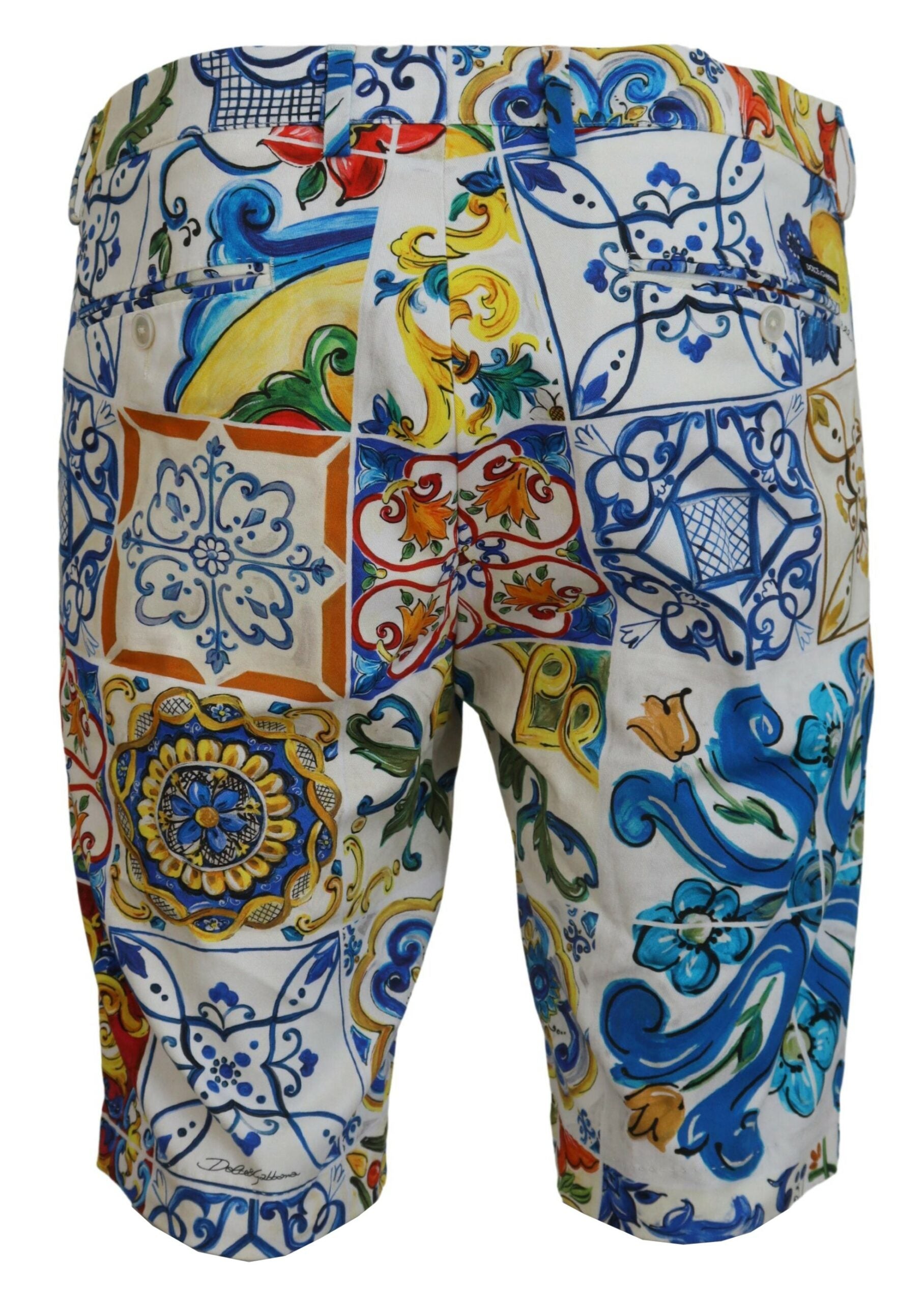 Dolce &amp; Gabbana Majolica Print Casual σορτς Chinos