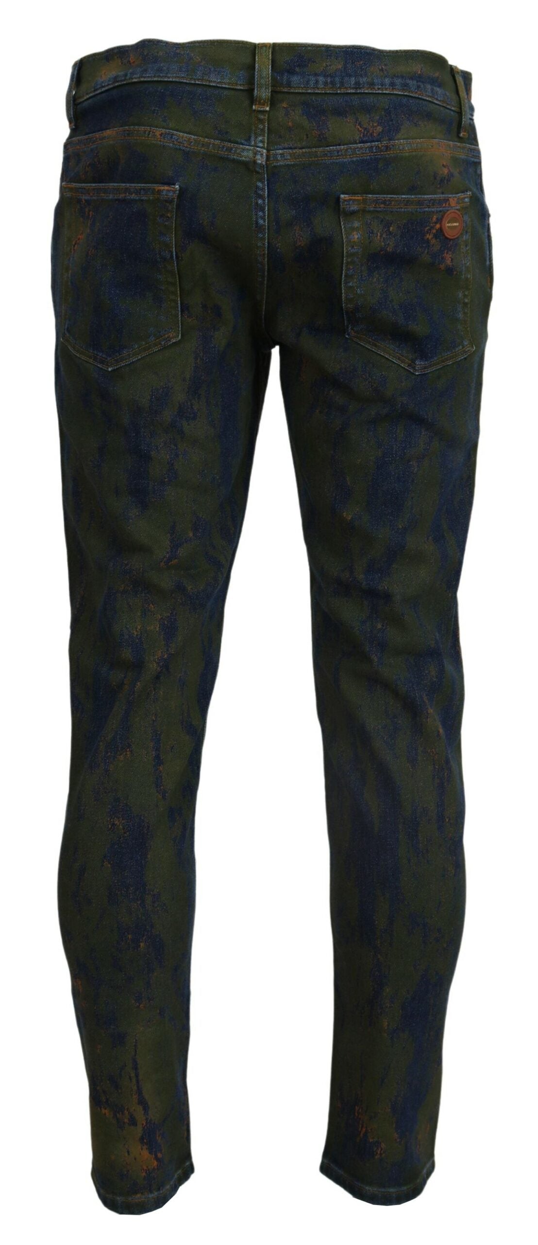 Dolce &amp; Gabbana Chic Slim-Fit τζιν τζιν σε Green Wash