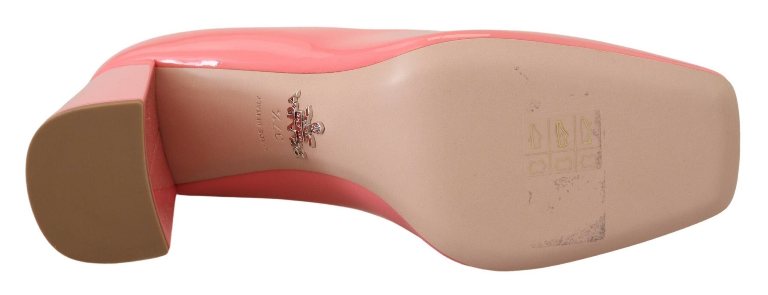 Prada Elegant Square Toe Pink Γόβες