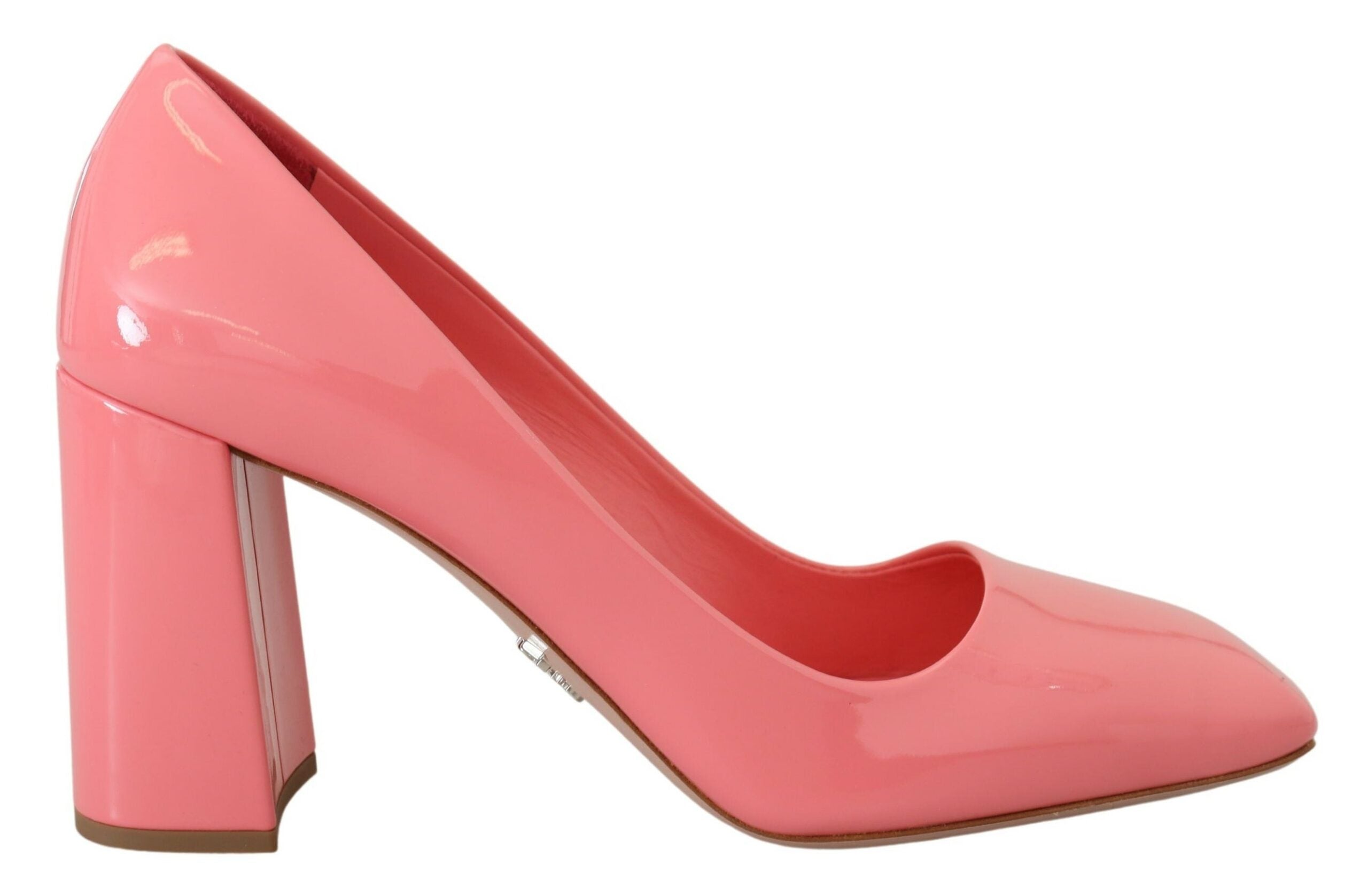 Prada Elegant Square Toe Pink Γόβες