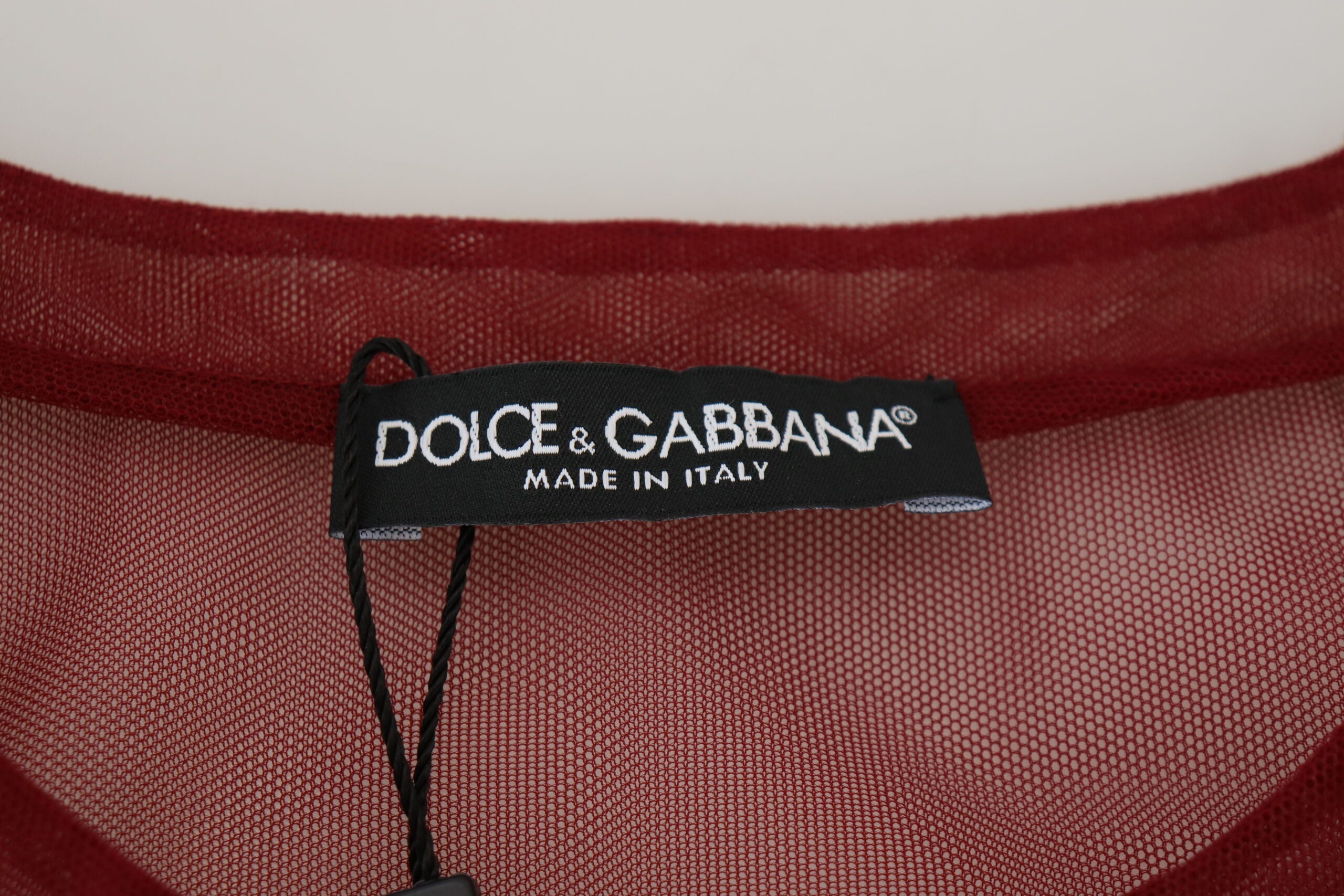 Φόρεμα Dolce &amp; Gabbana Maroon Mini Shift - Italian Elegance