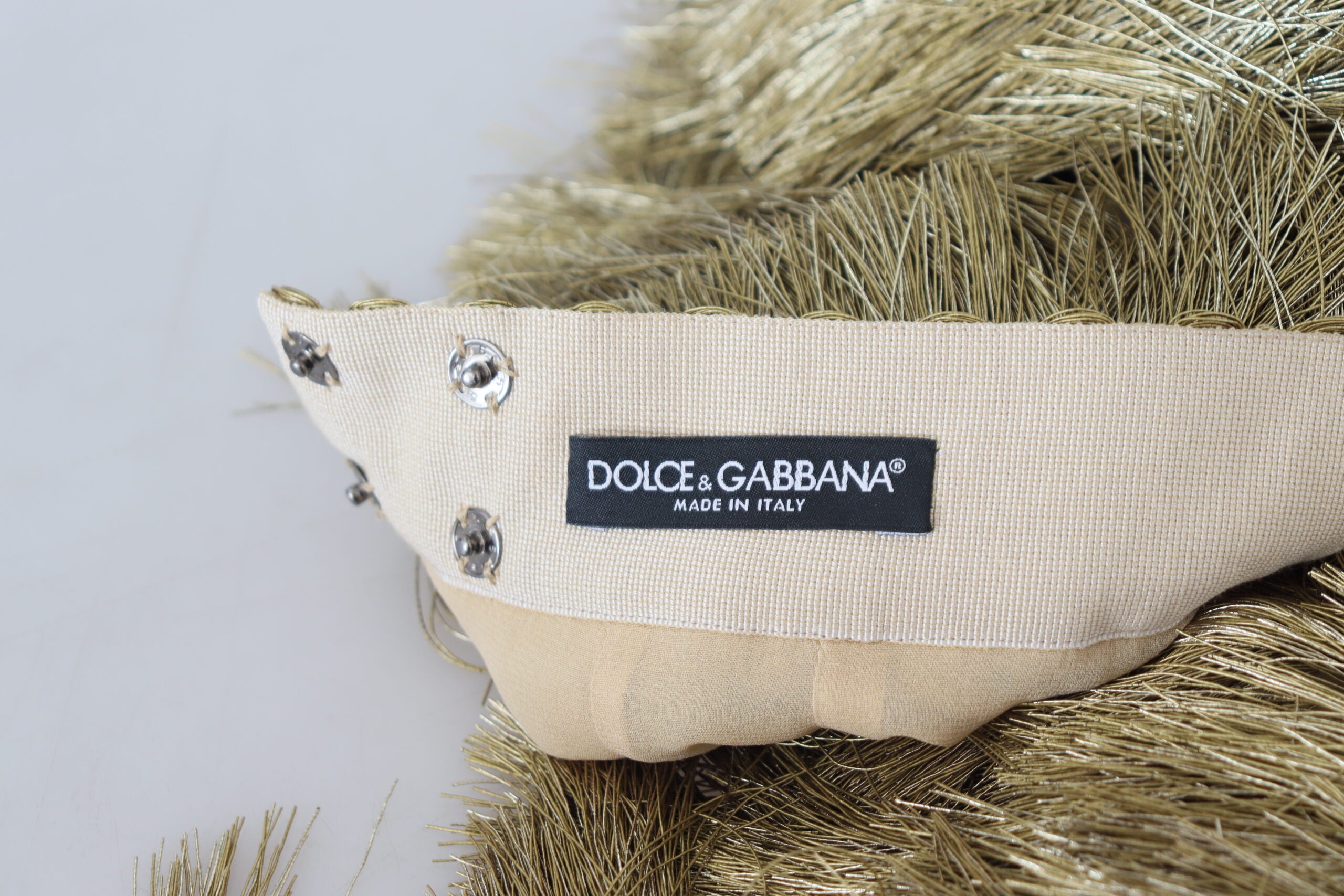 Μίντι φούστα με χρυσή ψηλόμεση Dolce &amp; Gabbana