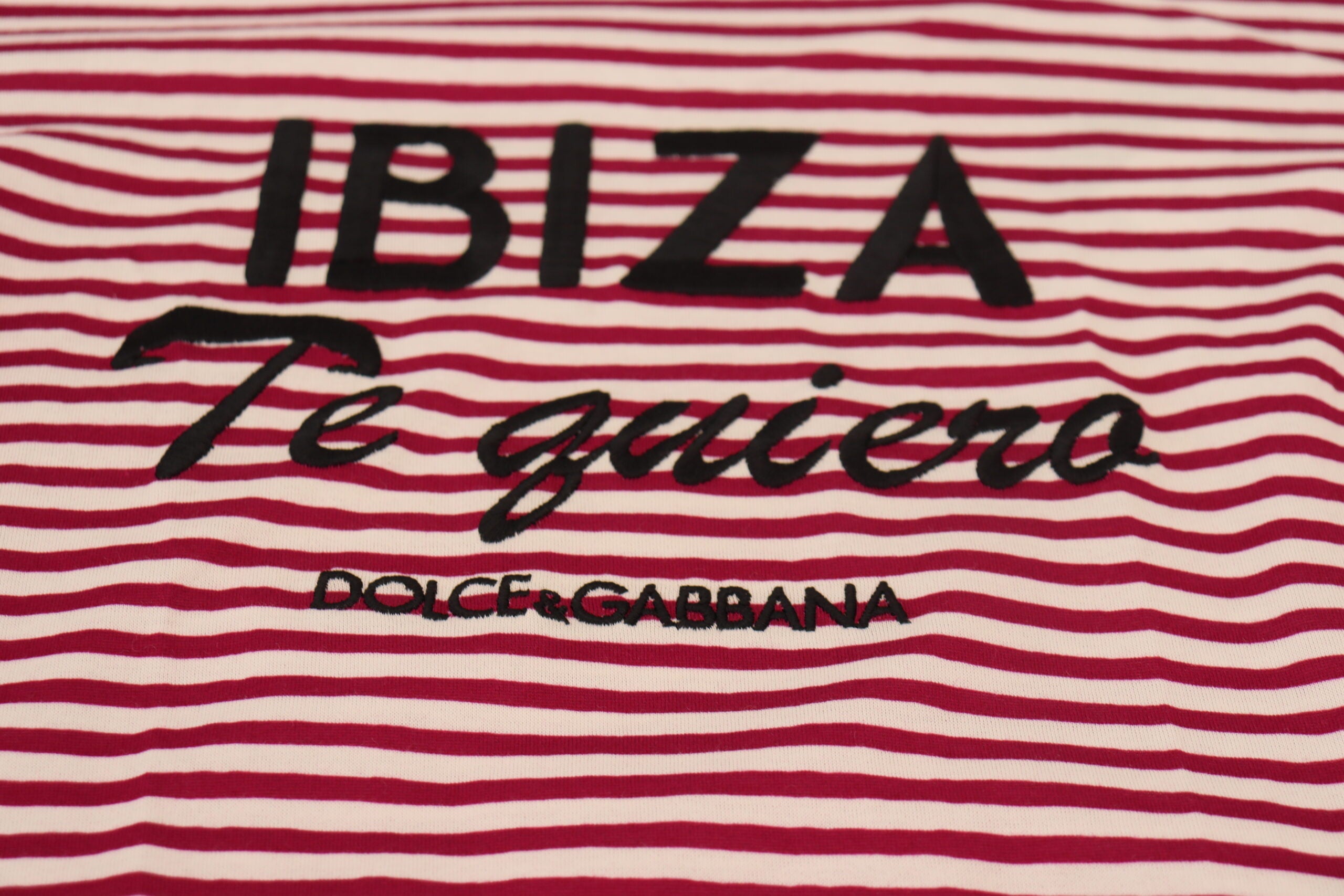 Dolce &amp; Gabbana Exclusive ριγέ μπλουζάκι Ibiza Crew Neck