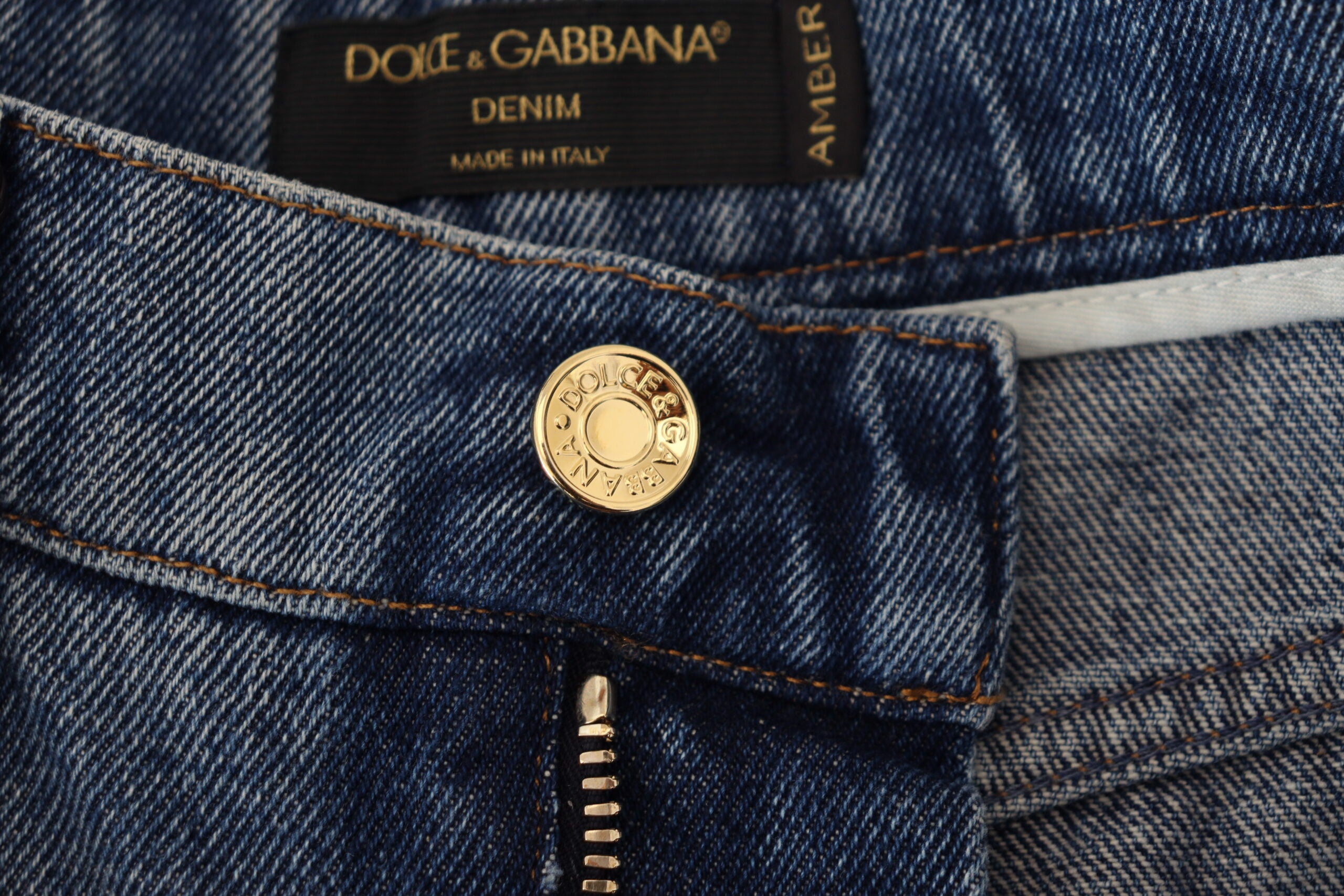 Κομψό στενό τζιν με ψηλόμεσο Dolce &amp; Gabbana