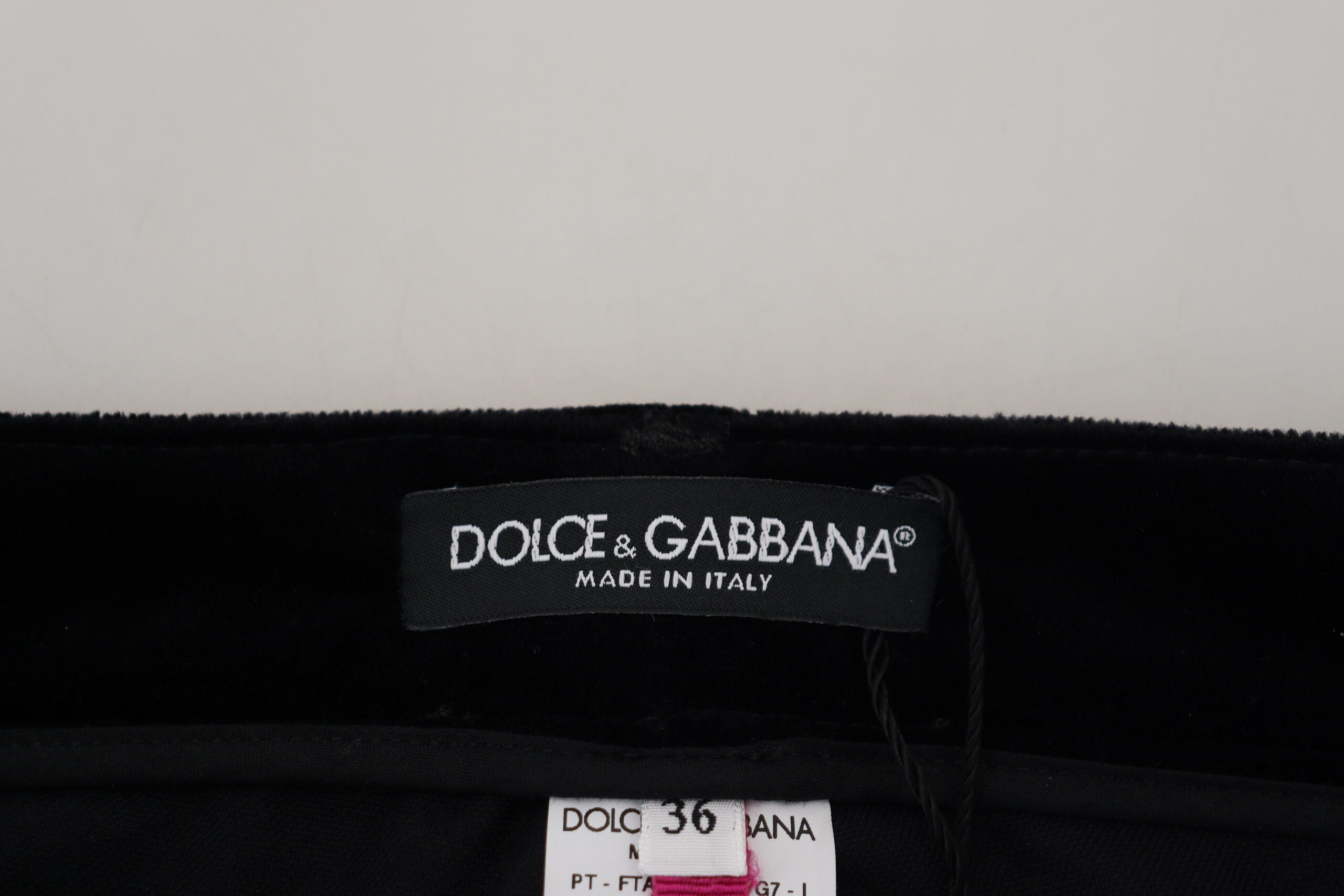 Dolce &amp; Gabbana Chic Μαύρο Skinny Jeans με μέση μέση