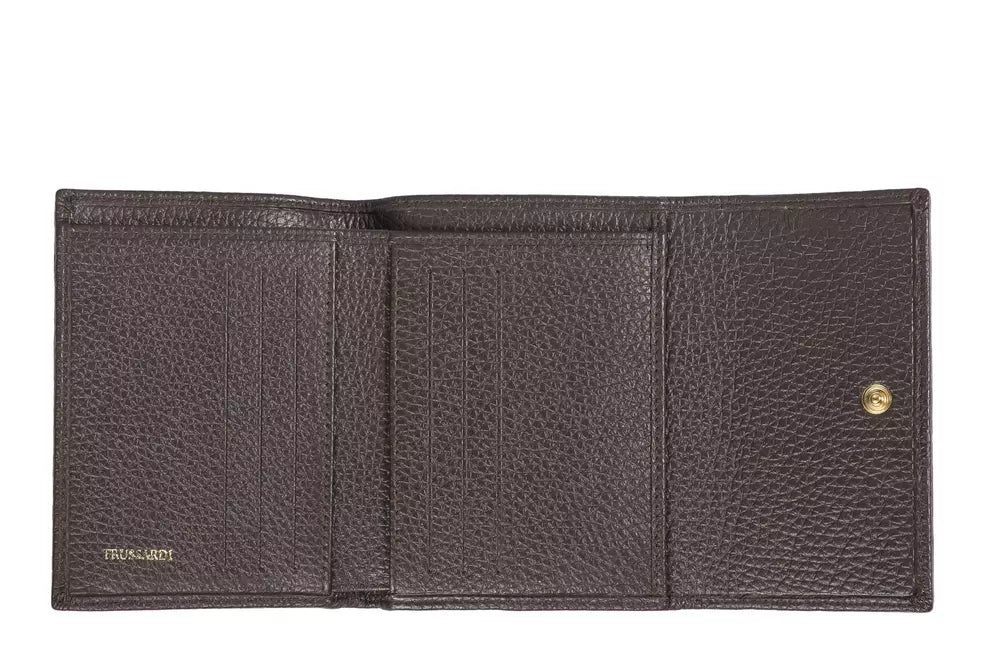 Trussardi Brown Leather Women Wallet