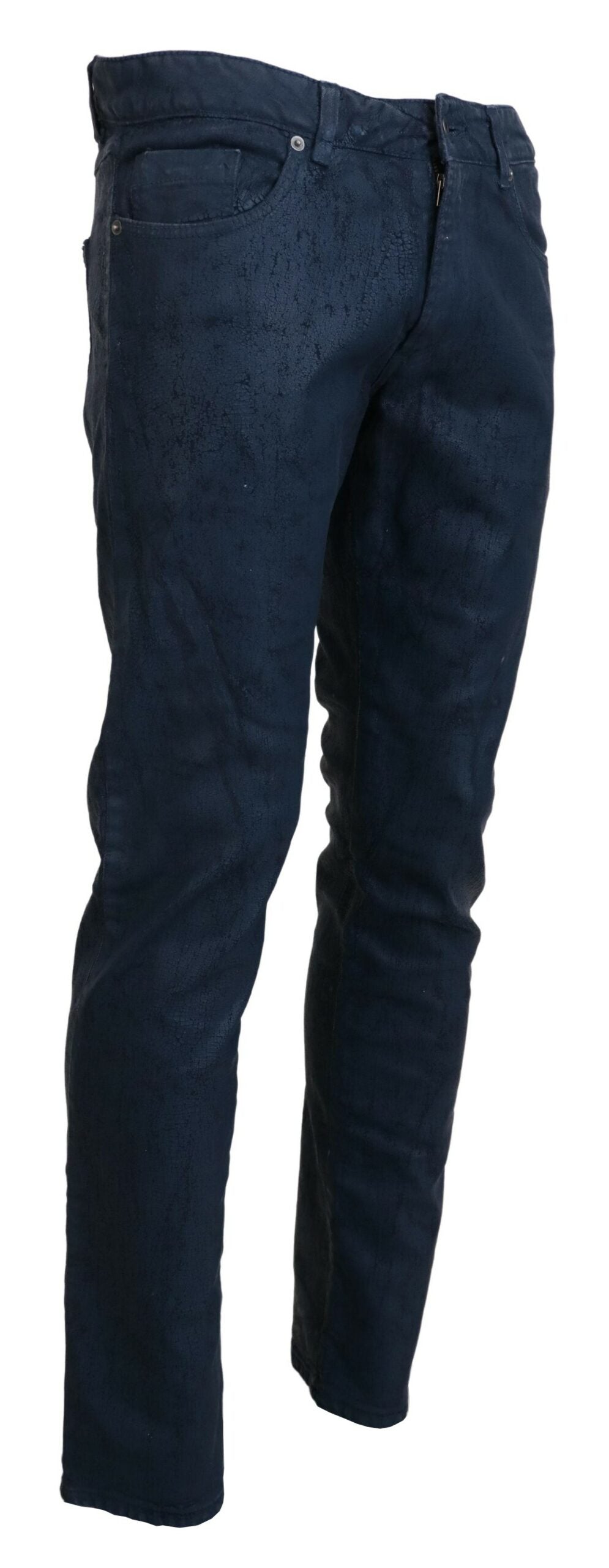 Exte Chic Tapered Blue Jenim Jeans