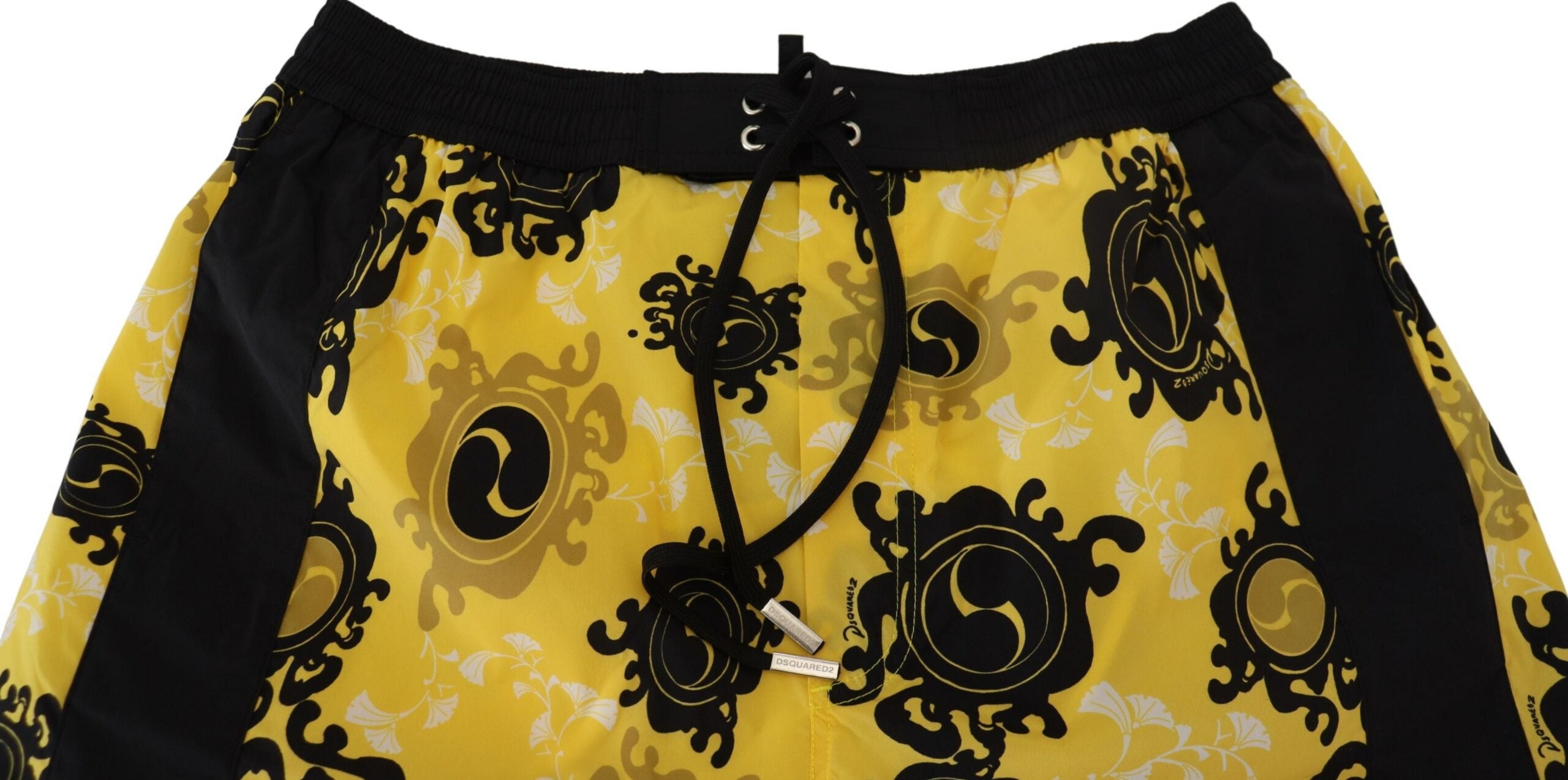 Μπόξερ μαγιό σορτς Dsquared² Yellow Block Print