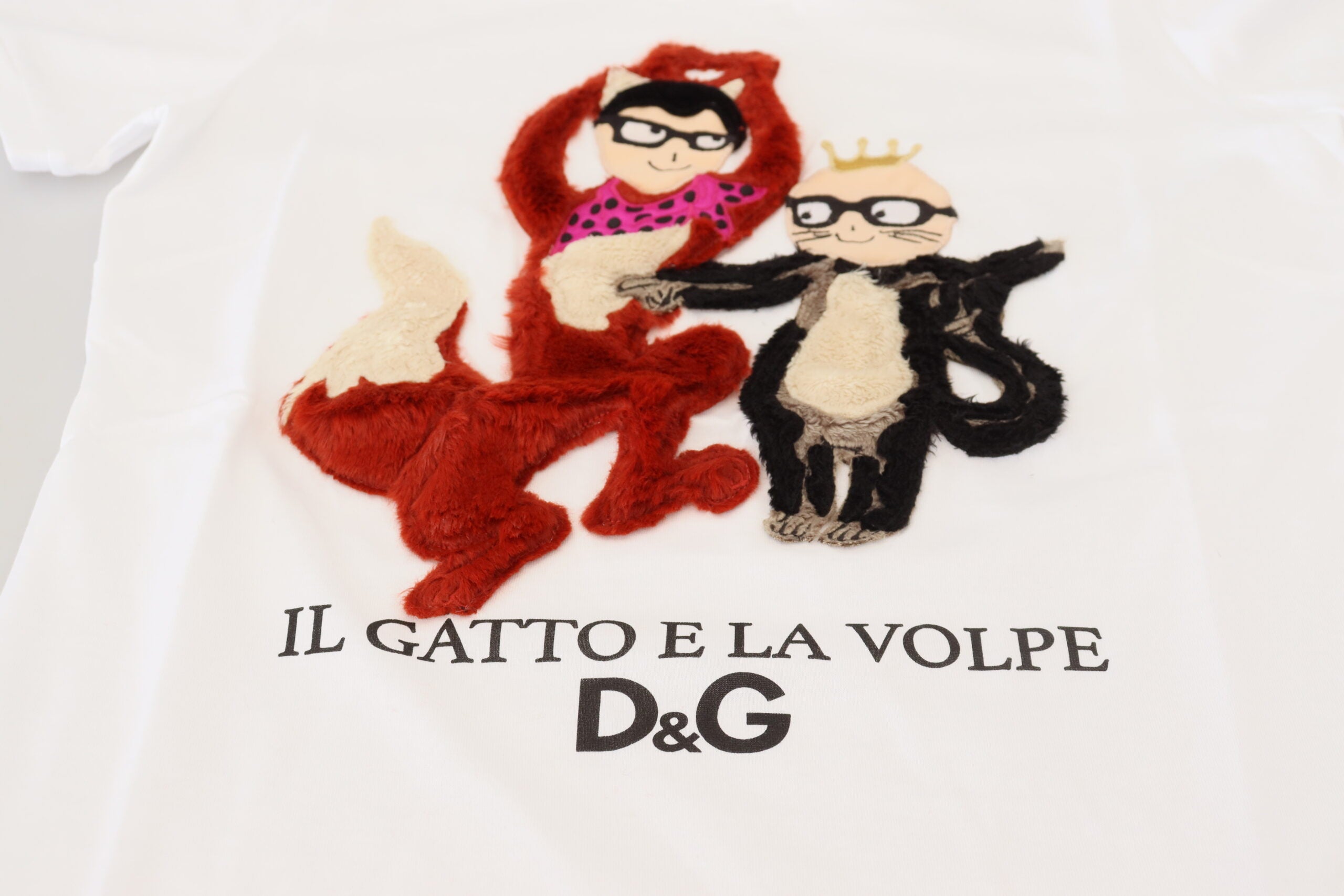 Dolce &amp; Gabbana Iconic Prints Βαμβακερό μπλουζάκι σχεδιαστών