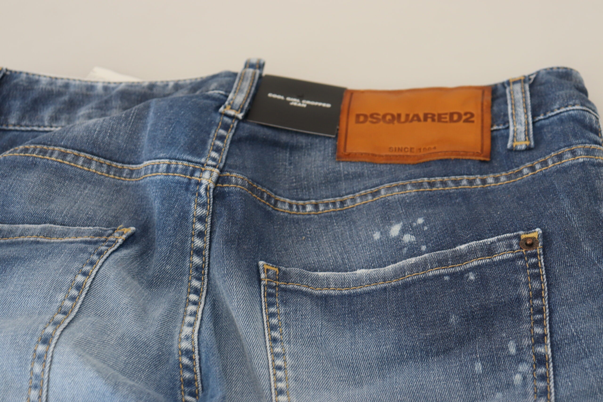 Dsquared² Chic Cropped Blue Denim - Ανεβάστε την καθημερινή σας εμφάνιση