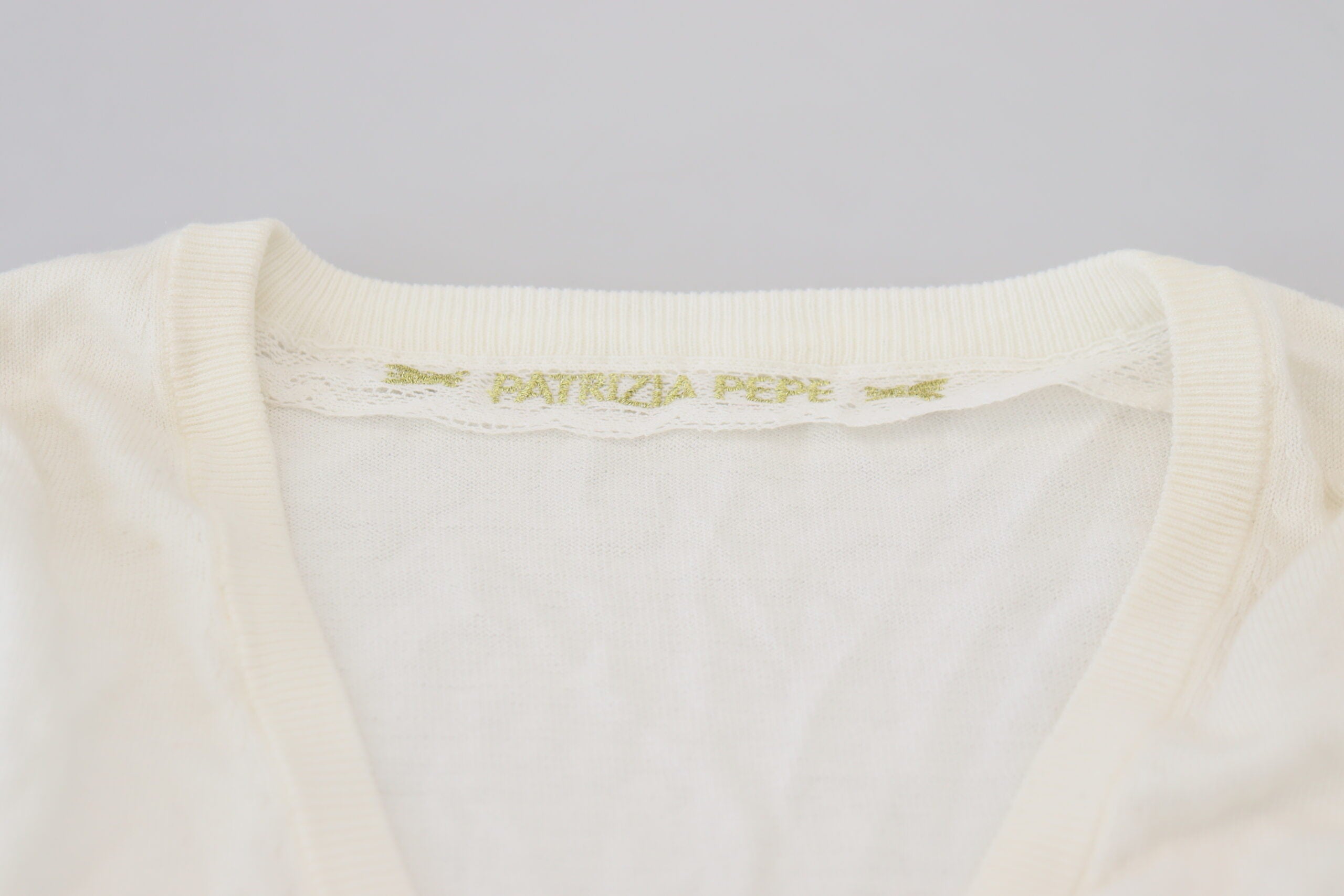 Patrizia Pepe Chic Ivory Casual Μπλούζα