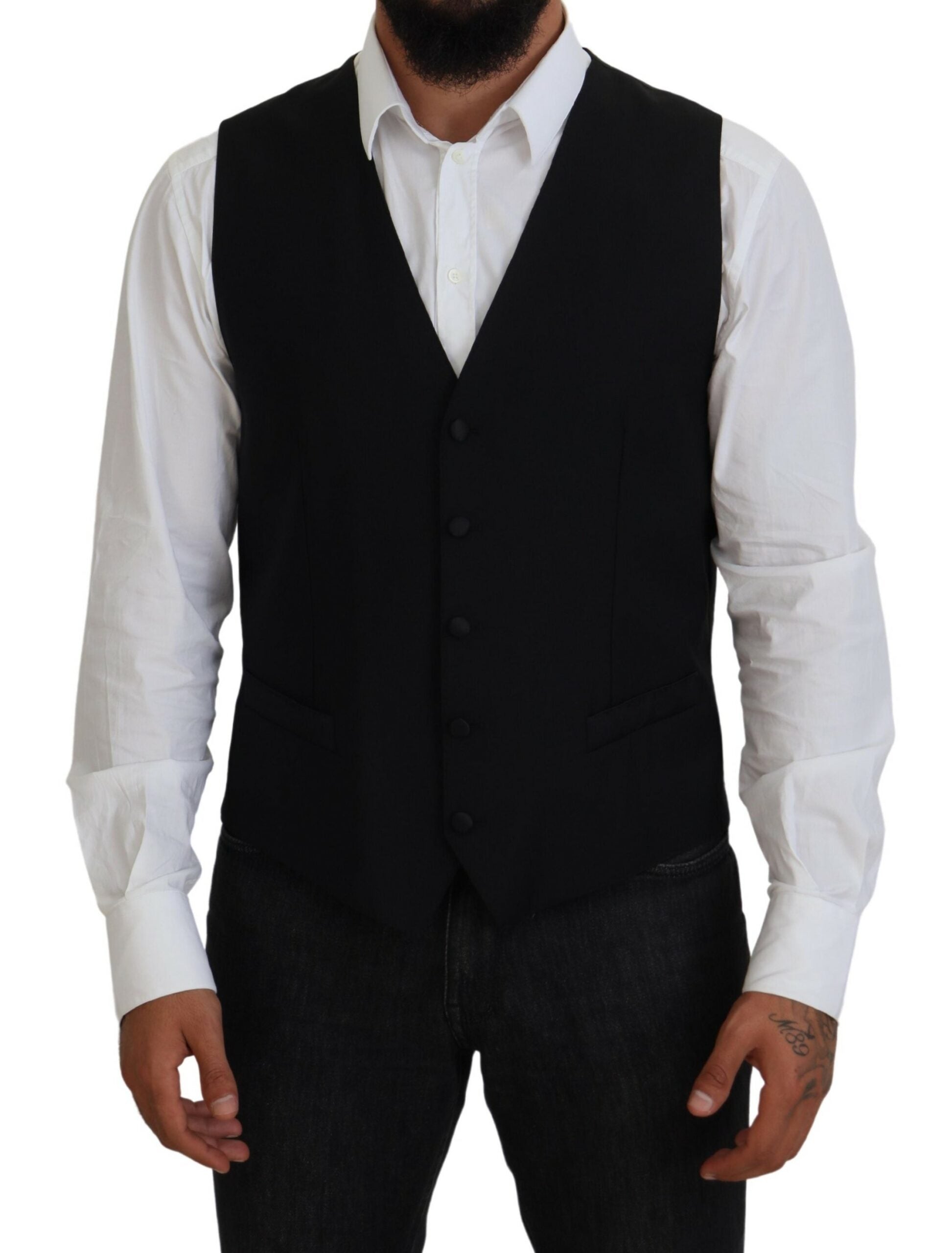 Dolce & Gabbana Elegant Single Breasted Formal Vest