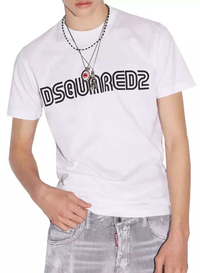 Dsquared² Elevated Classic White Cotton Tee