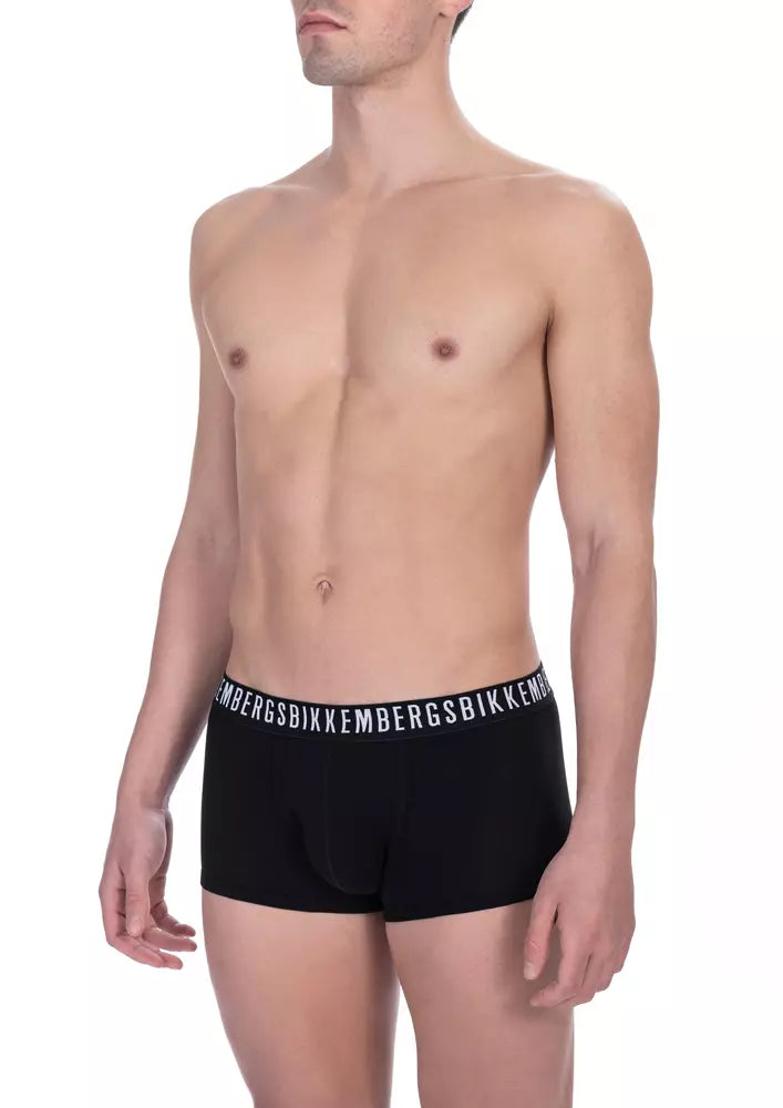 Κομψό Bikkembergs Trunk Duo σε Κλασικό Μαύρο