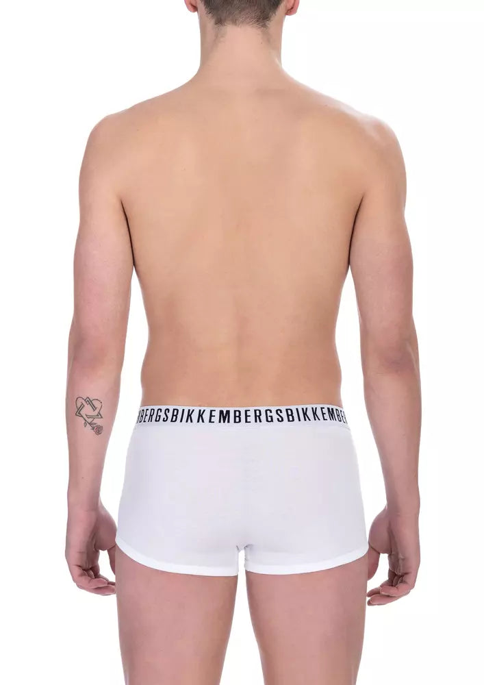 Bikkembergs Sleek White Trunk Bi-pack για άνδρες