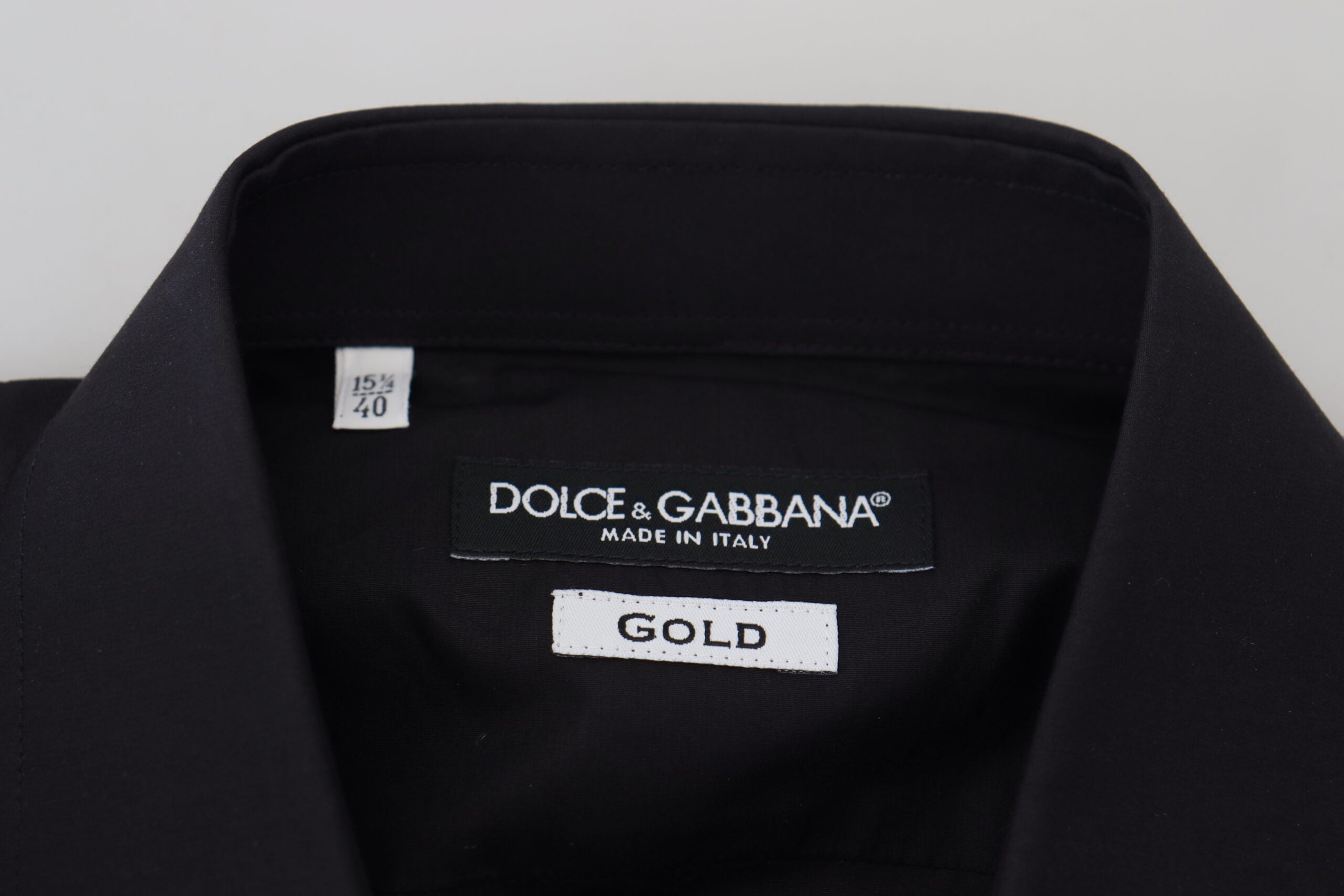 Κομψό πουκάμισο από βαμβακερό κέντημα Dolce &amp; Gabbana