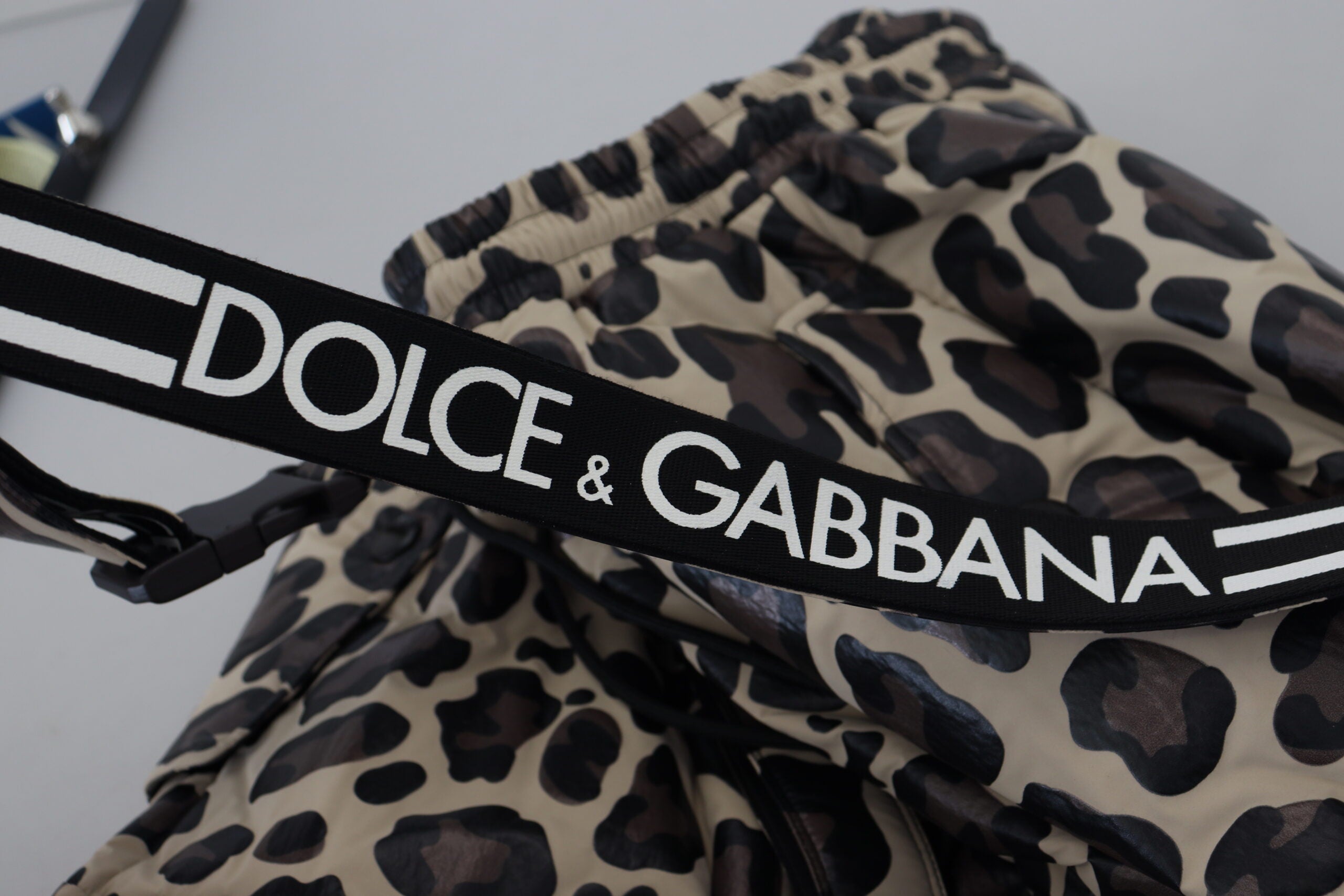 Παντελόνι χιονιού Dolce &amp; Gabbana πολύχρωμο Leopard Print