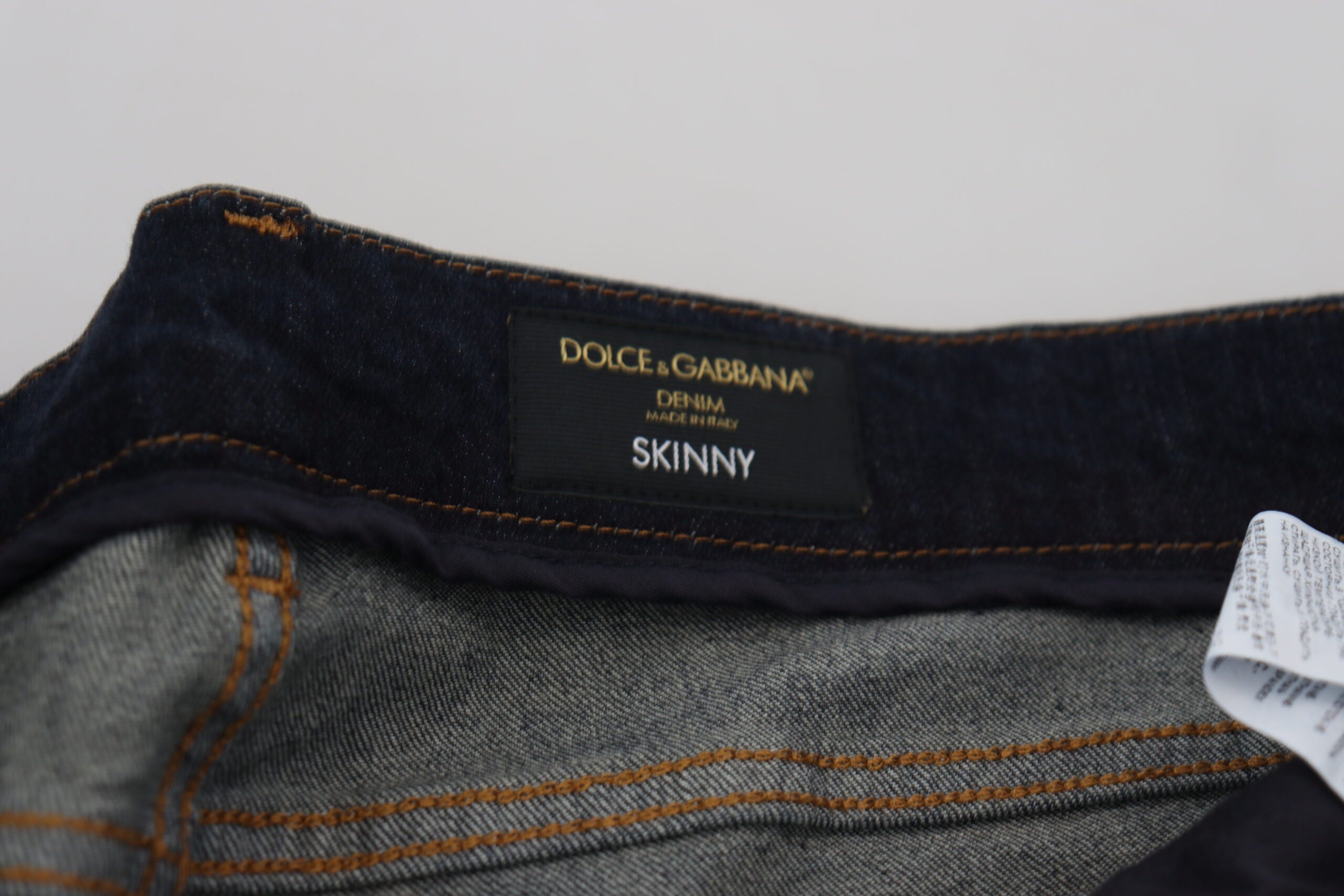 Sleek Skinny Jeans Dolce &amp; Gabbana σε σκούρο μπλε