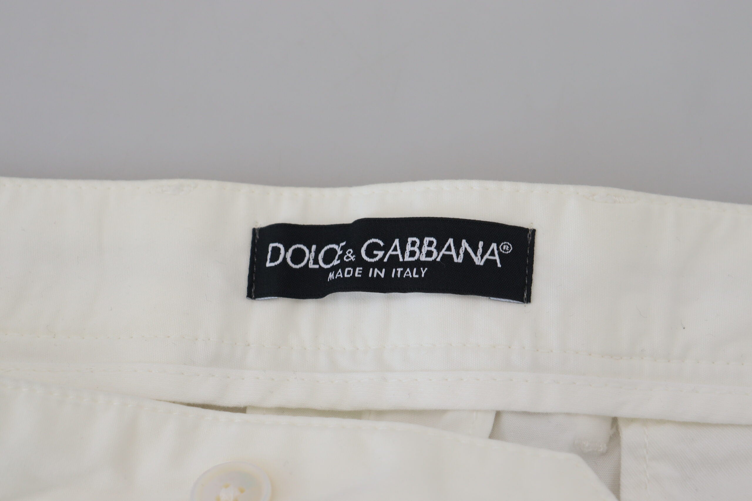 Κομψό παντελόνι Chino από βαμβάκι Dolce &amp; Gabbana