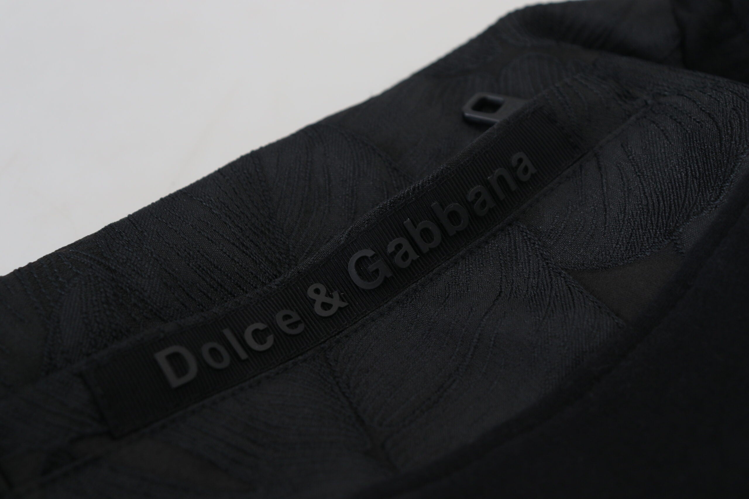 Dolce & Gabbana Elegant Black Jogger Pants for the Modern Man